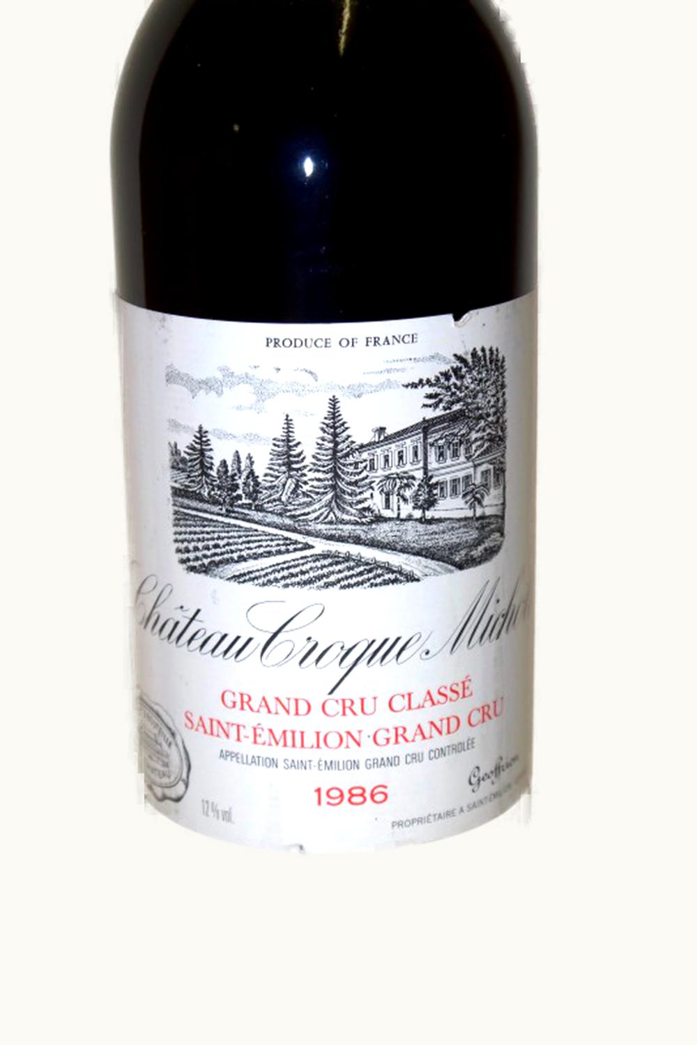 Croque Michotte St-Émilion Grand Cru, 1944