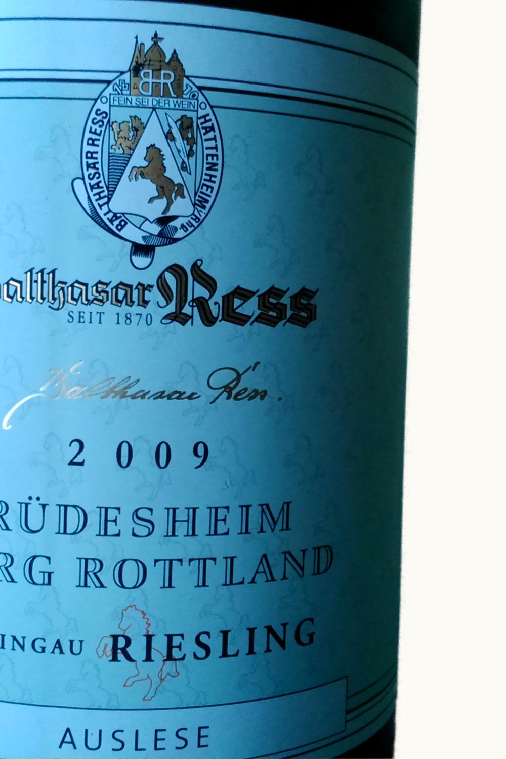 Staatlicher Hofkeller Eberbach Berg Rottland Riesling Auslese, 1943