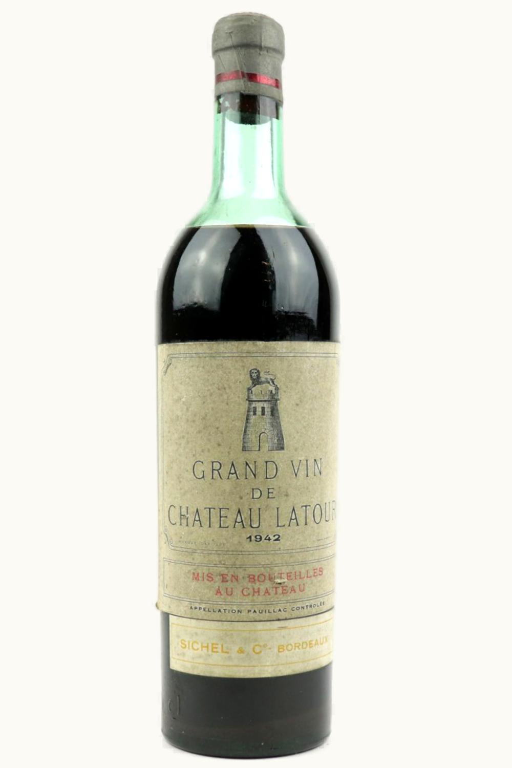 Château Latour Pauillac Médoc Bordeaux, 1942