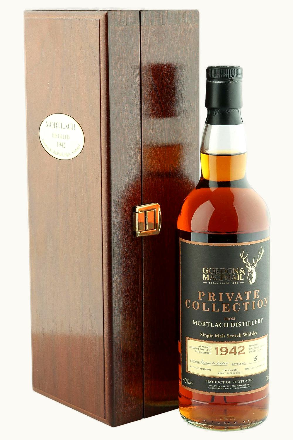 Gordon & MacPhail Private Collection Mortlach 50 Year Old Malt Scotch Whisky, 1942