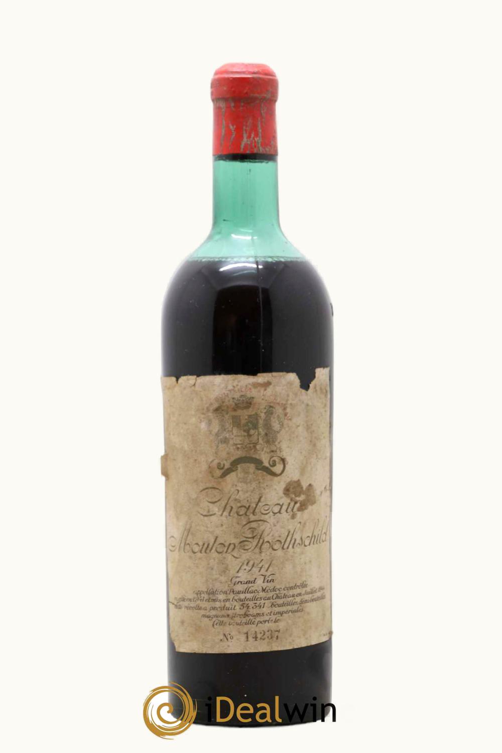 Château Mouton Rothschild Pauillac Médoc Bordeaux, 1941