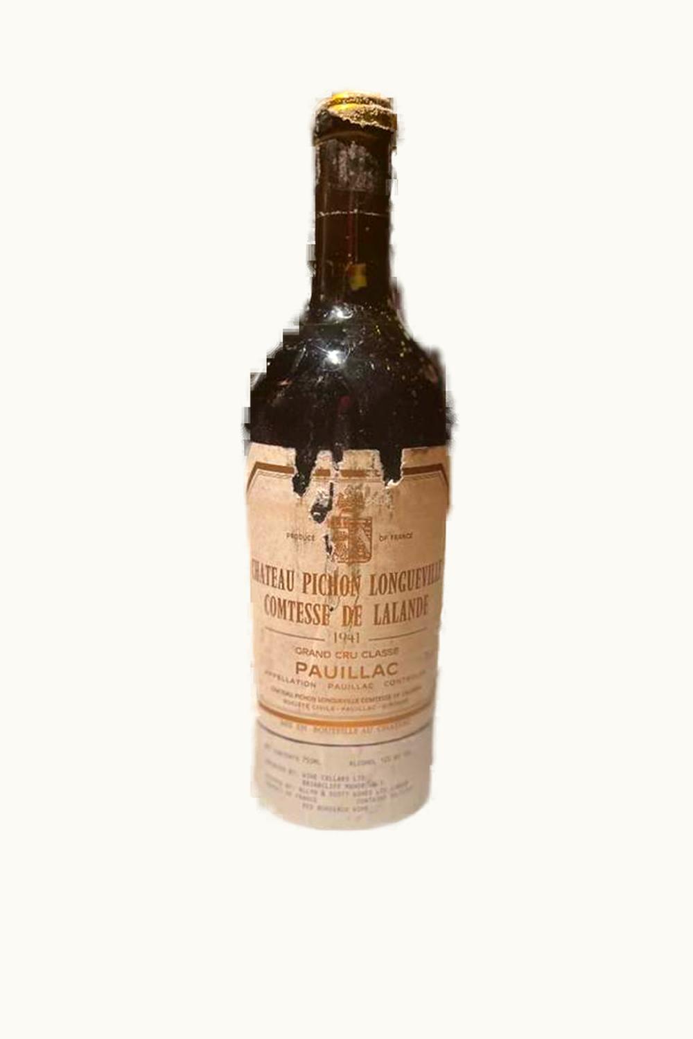 Château Pichon Longueville Comtesse de Lalande Pauillac Médoc Bordeaux, 1941