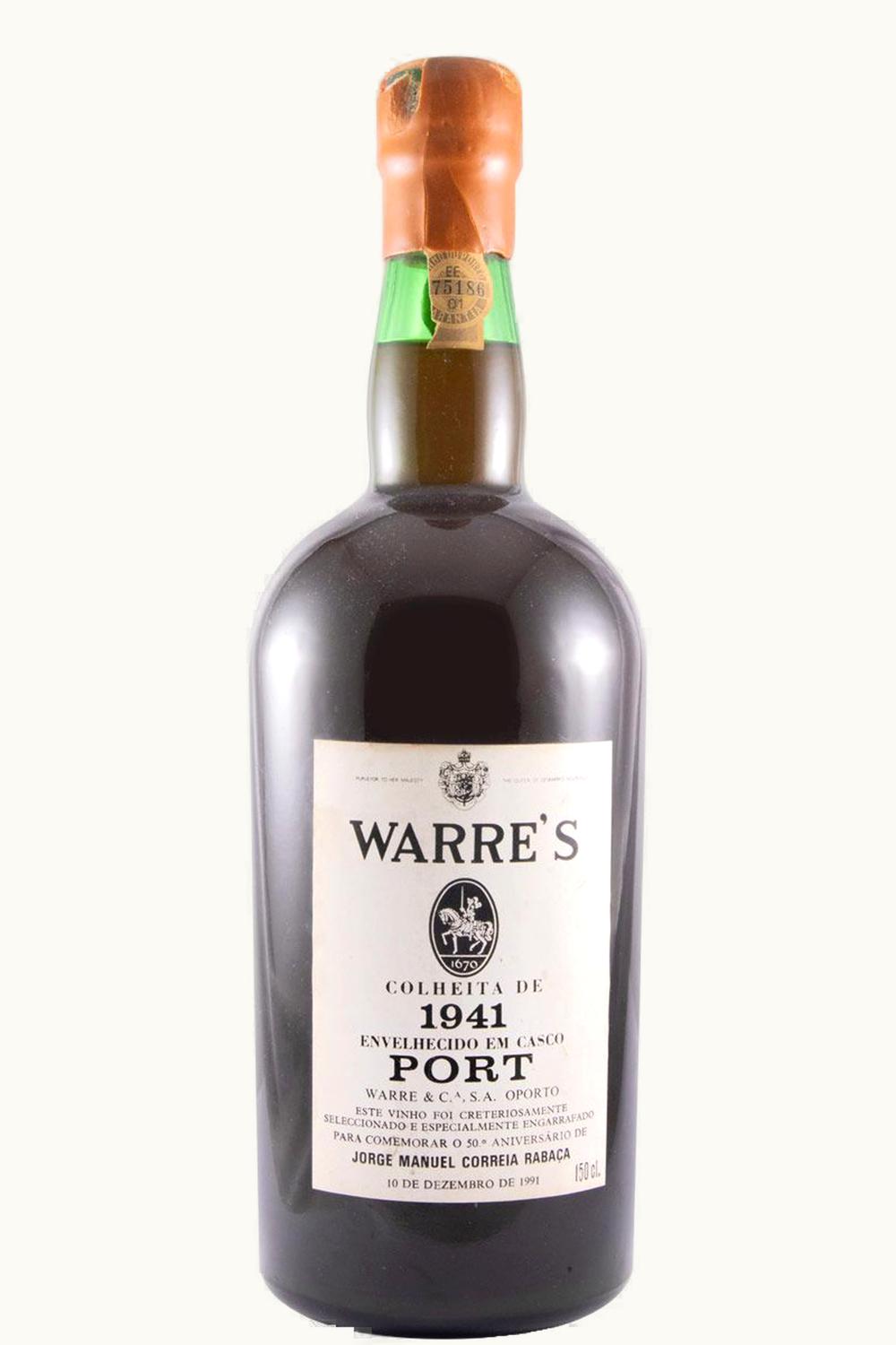 Warre Colheita Port Oporto Douro, 1941