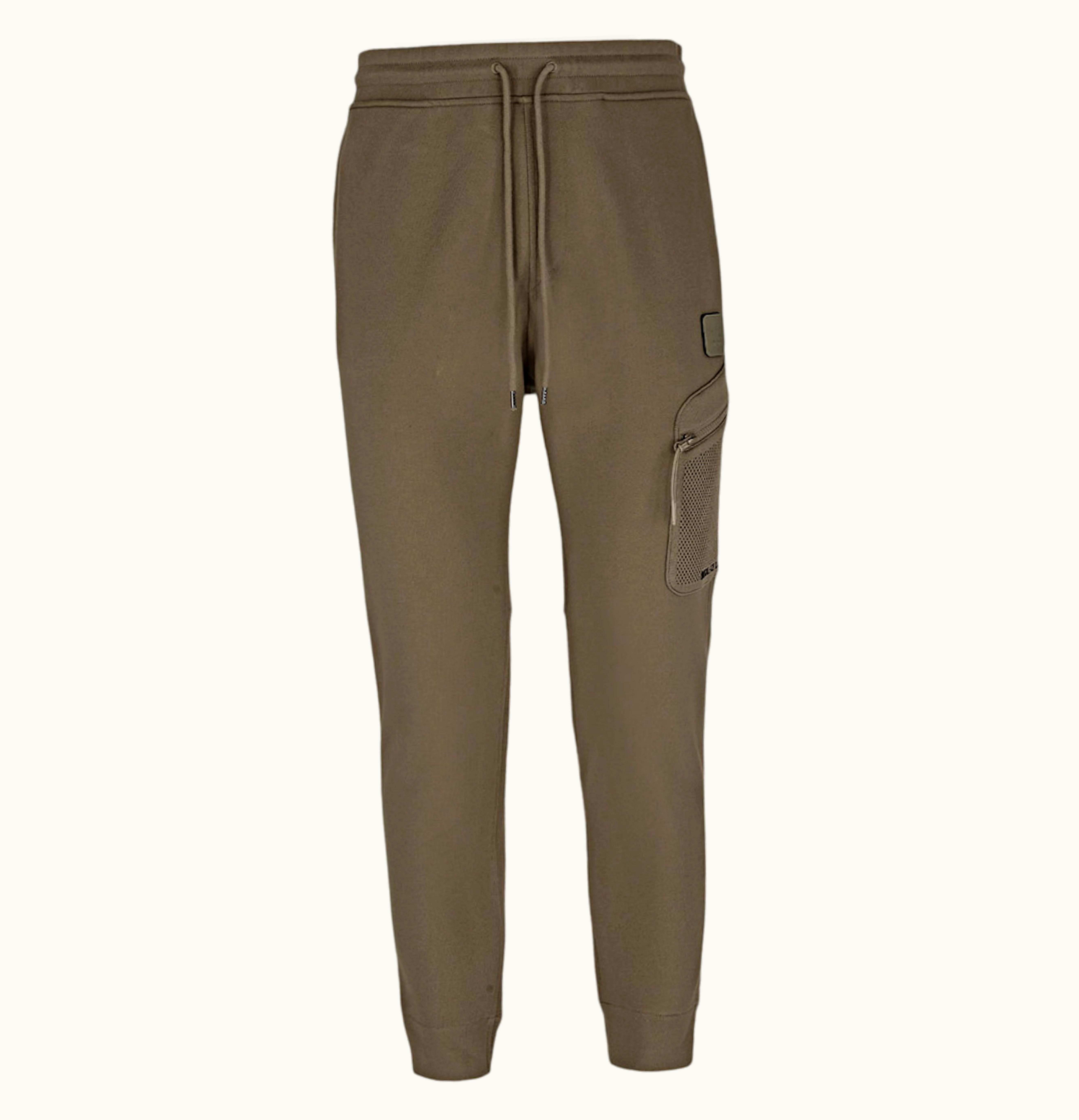 C.P. Company CP Company Metropolis Series Diagonal Raised Fleece Utility Sweatpants Taupe