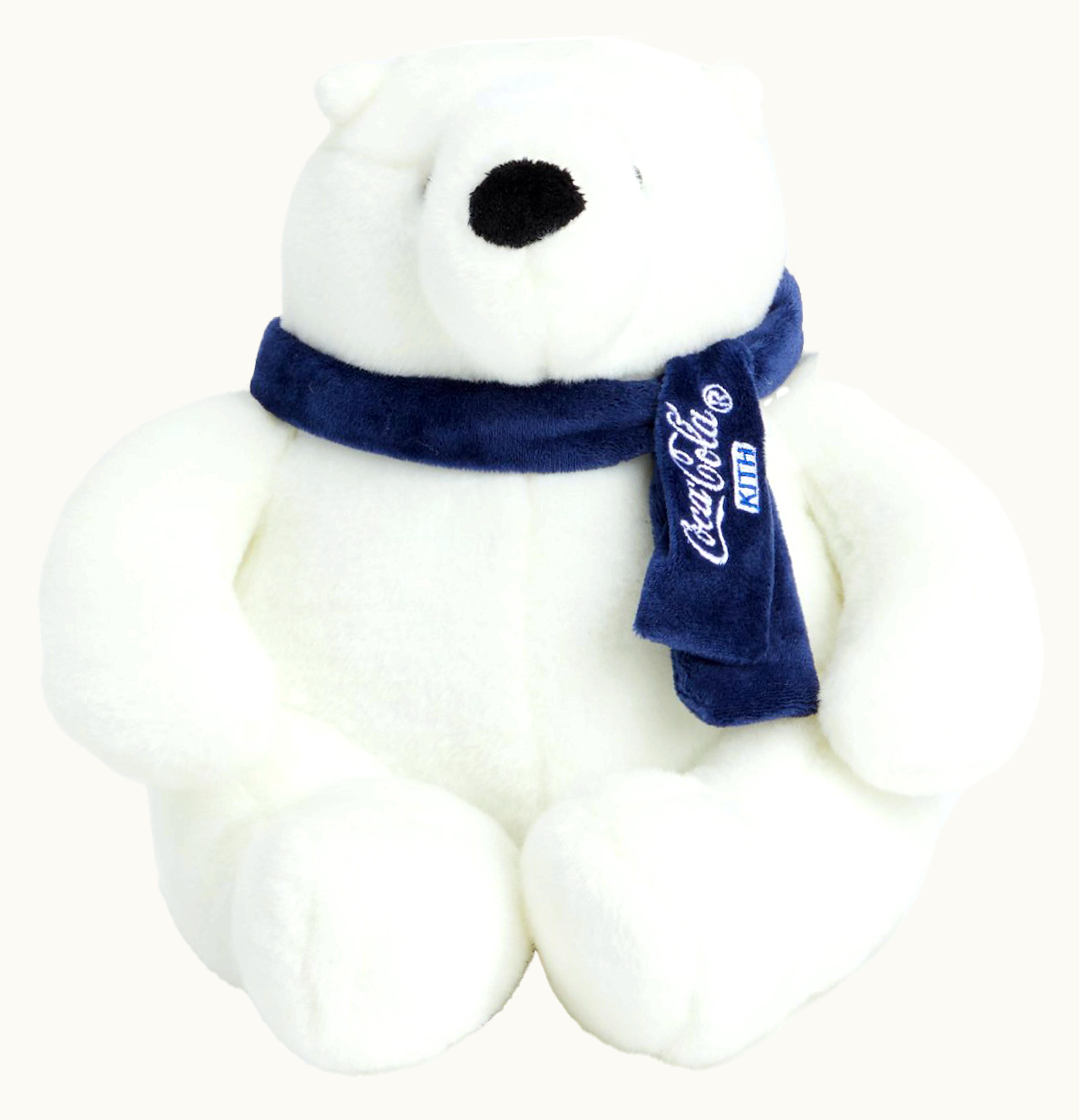 Kith Kith Traly for Coca Cola Polar Bear 10 Plush Nocturnal