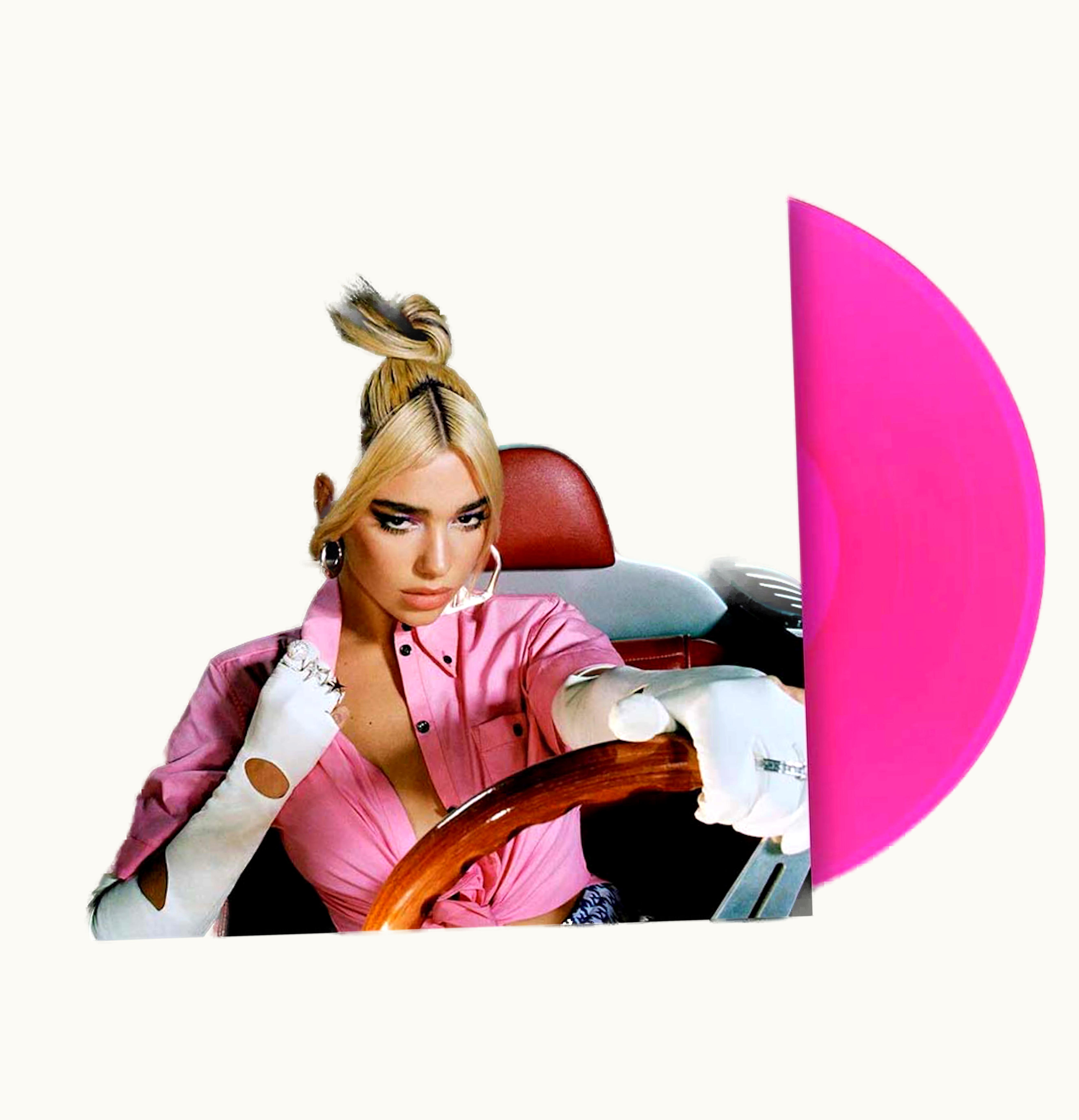 Dua Lipa Dua Lipa Future Nostalgia LP Vinyl Translucent Neon Pink