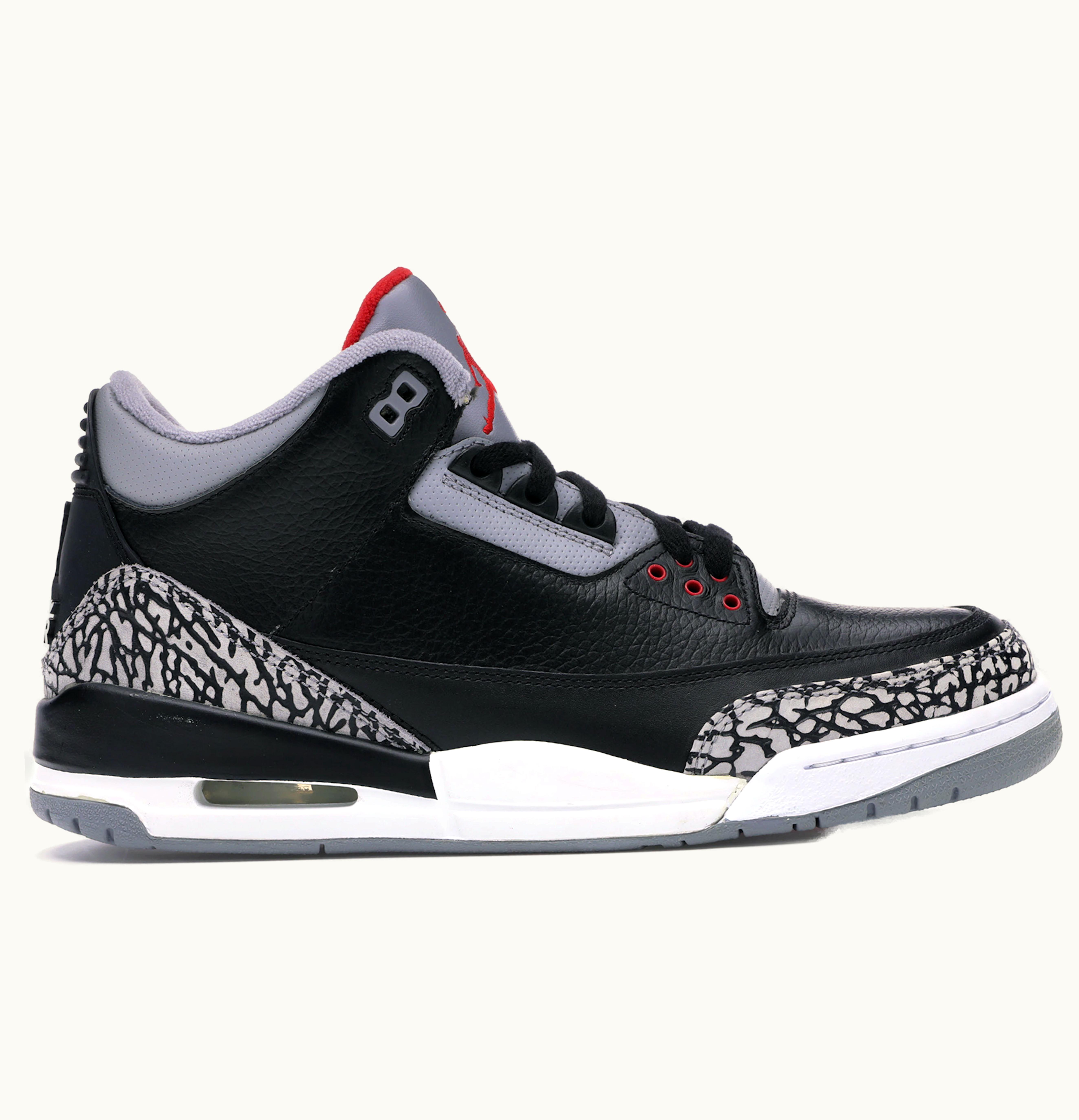 Jordan Air Jordan 3 Retro Black Cement 2008 CDP