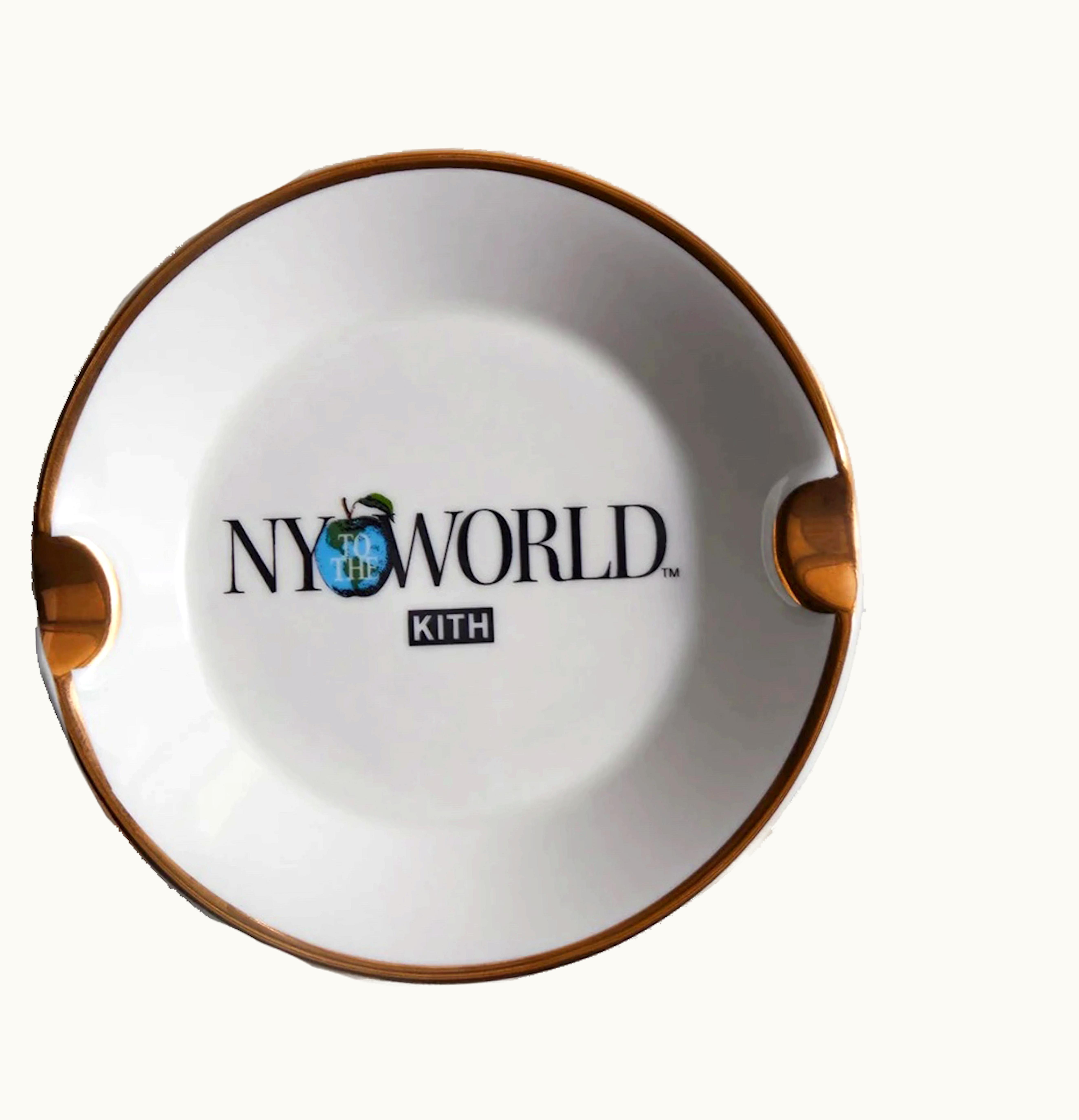 Kith Kith NY To The World Ashtray White