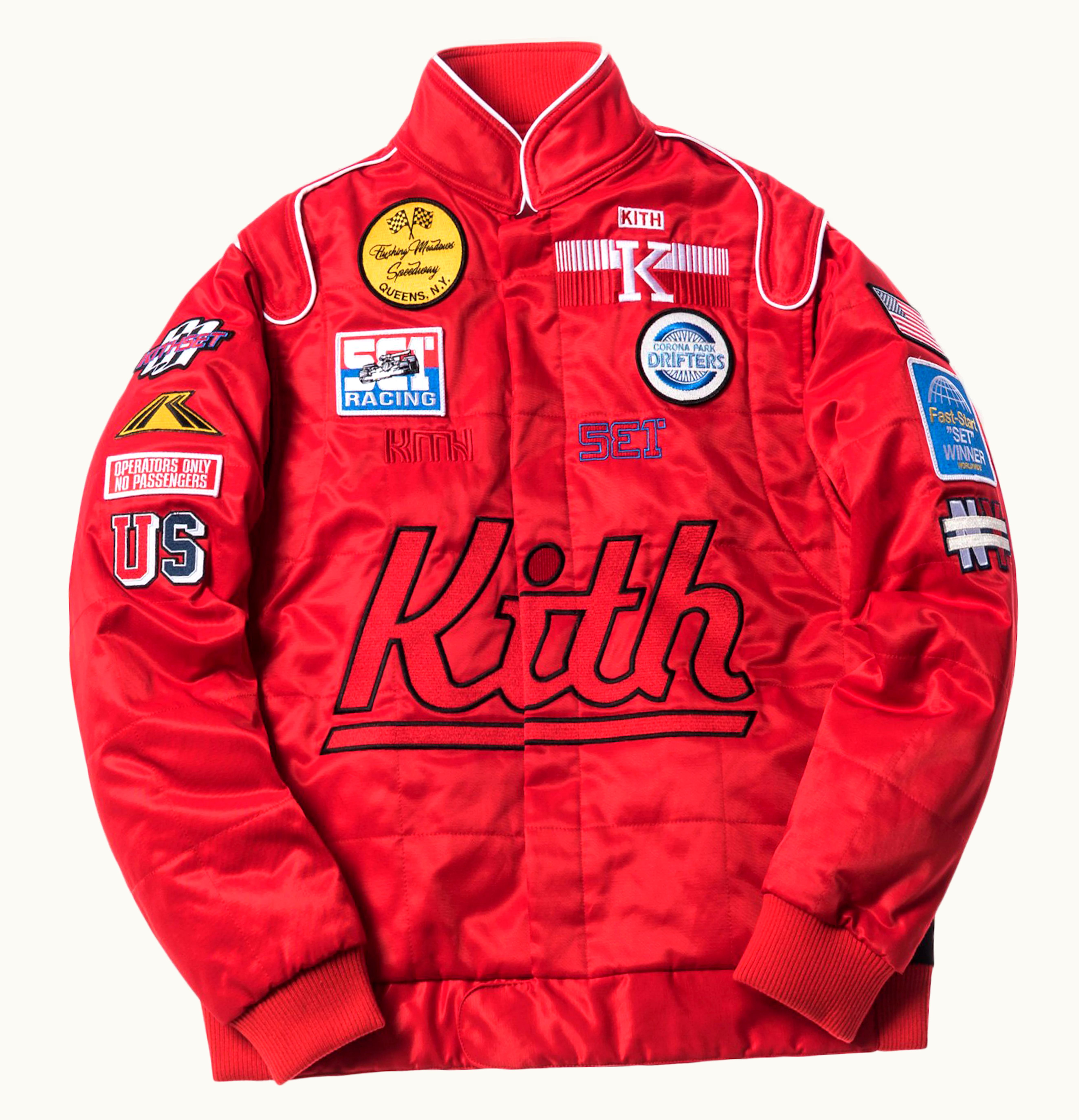 Kith Kith Racing Jacket Red