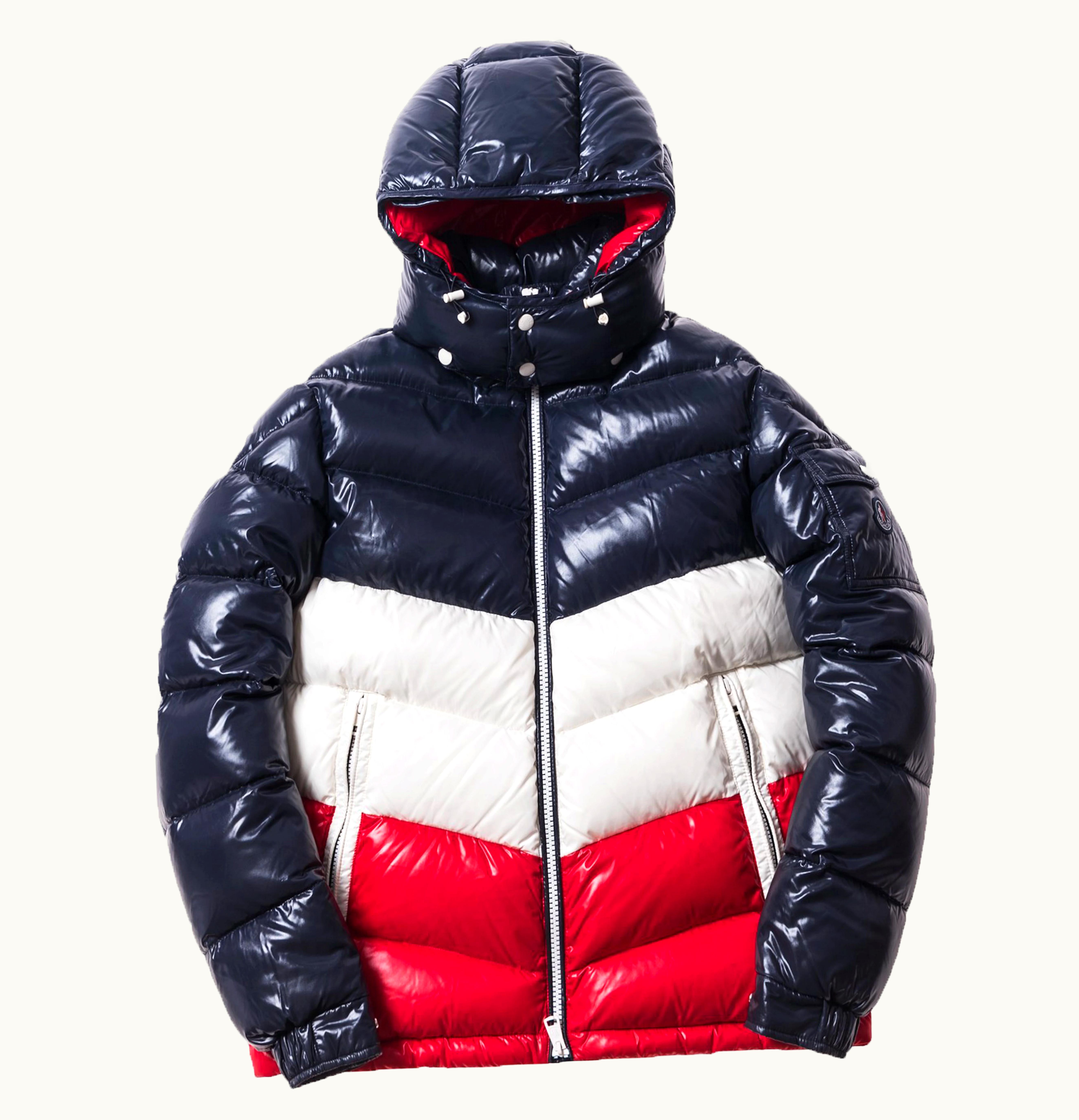 Kith Kith Moncler Rochebrune Classic Down Jacket Navy Red White