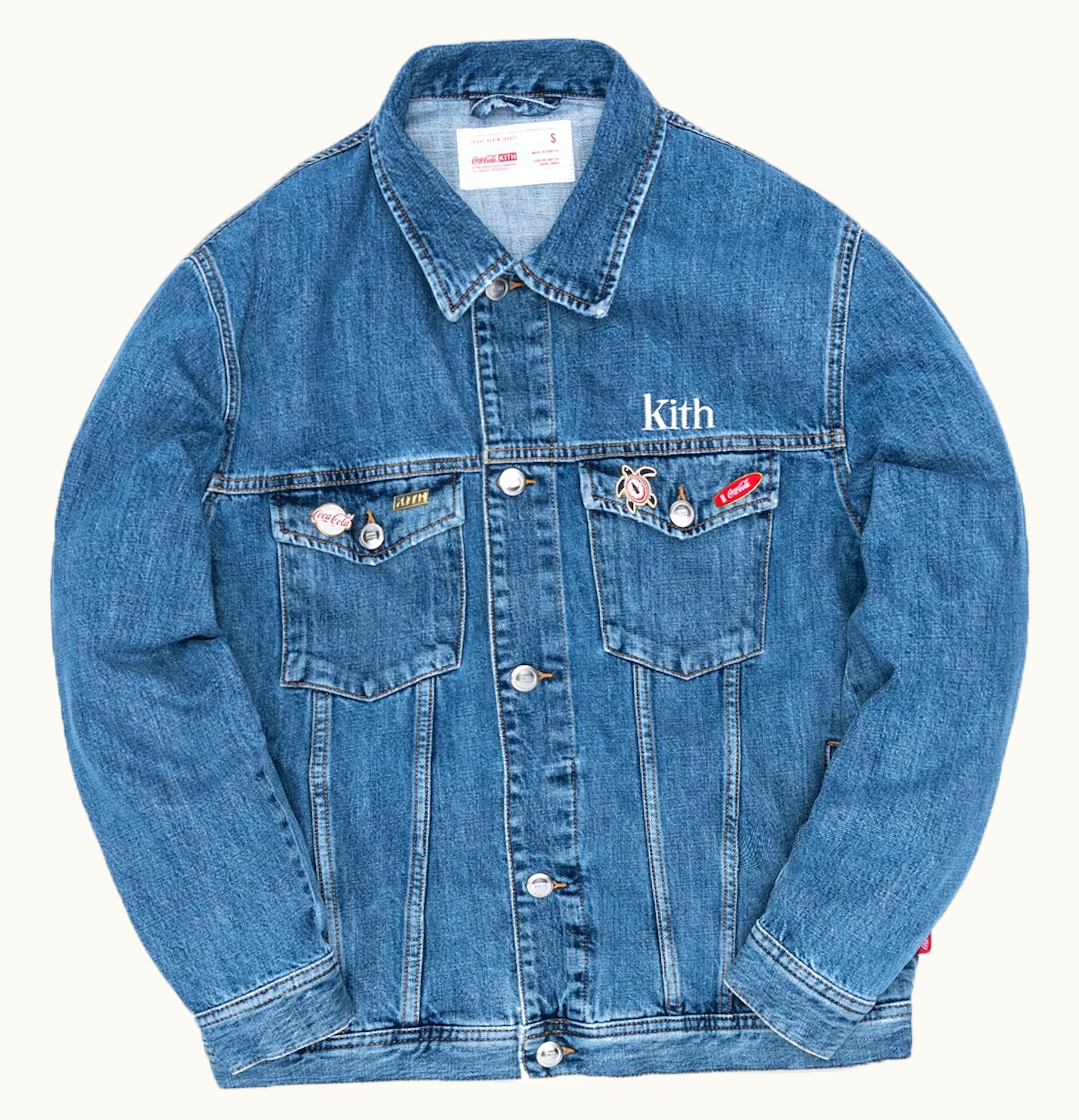 Kith Kith x Coca Cola Denim Jacket Light Blue