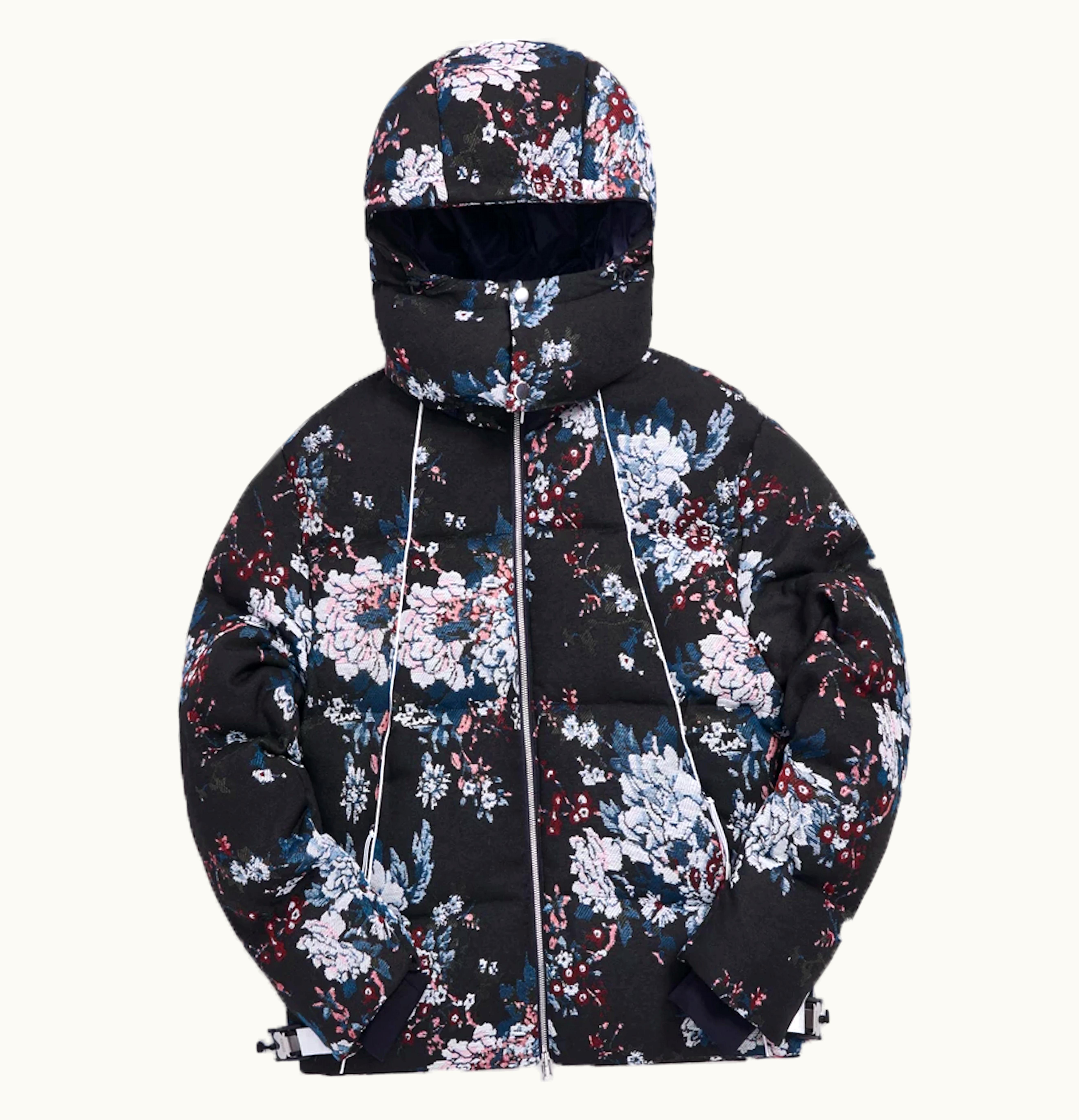 Kith Kith Fleur Puffer Jacket Navy Multi