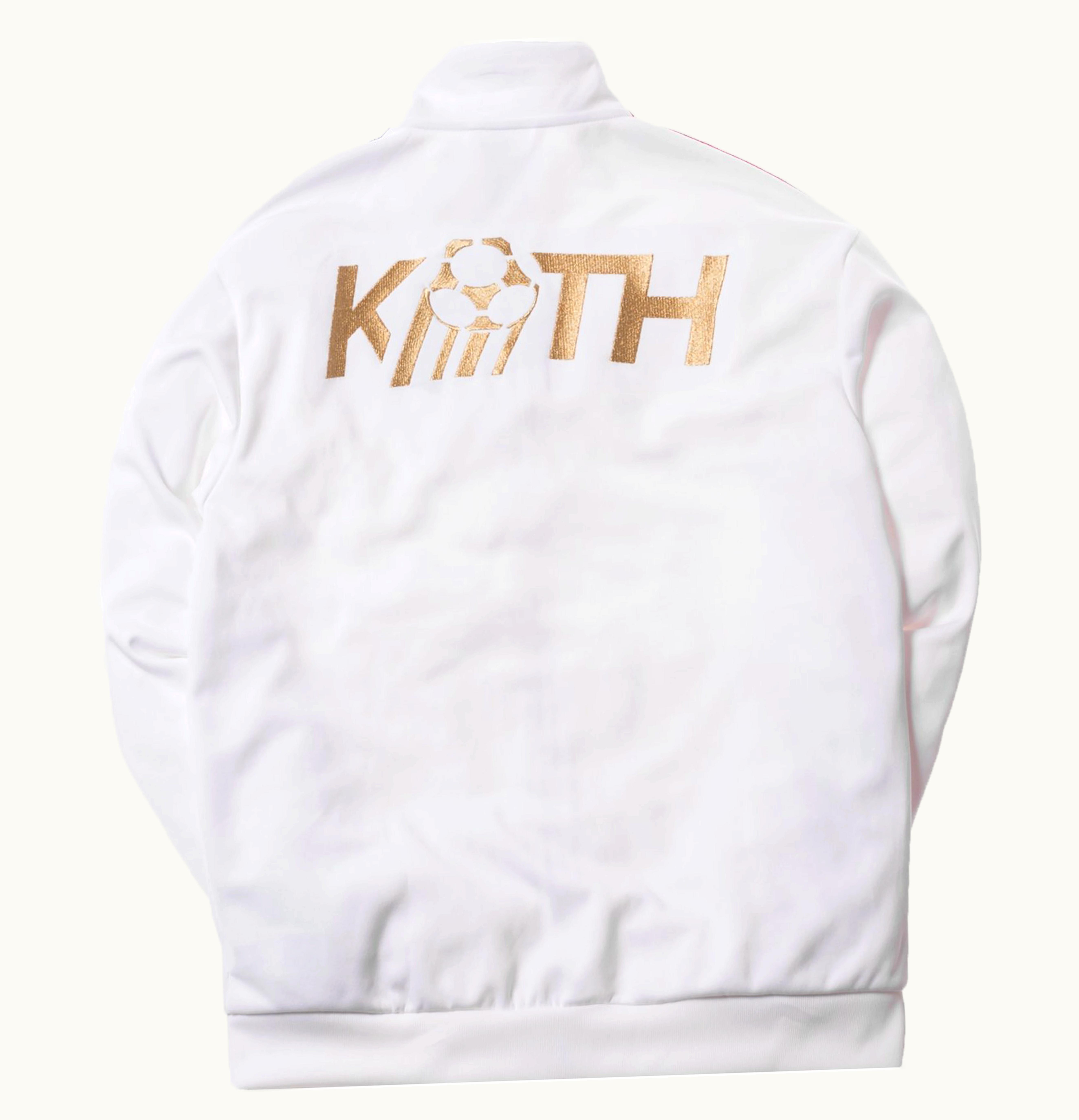 Kith Kith x adidas 3 Stripes Track Jacket White