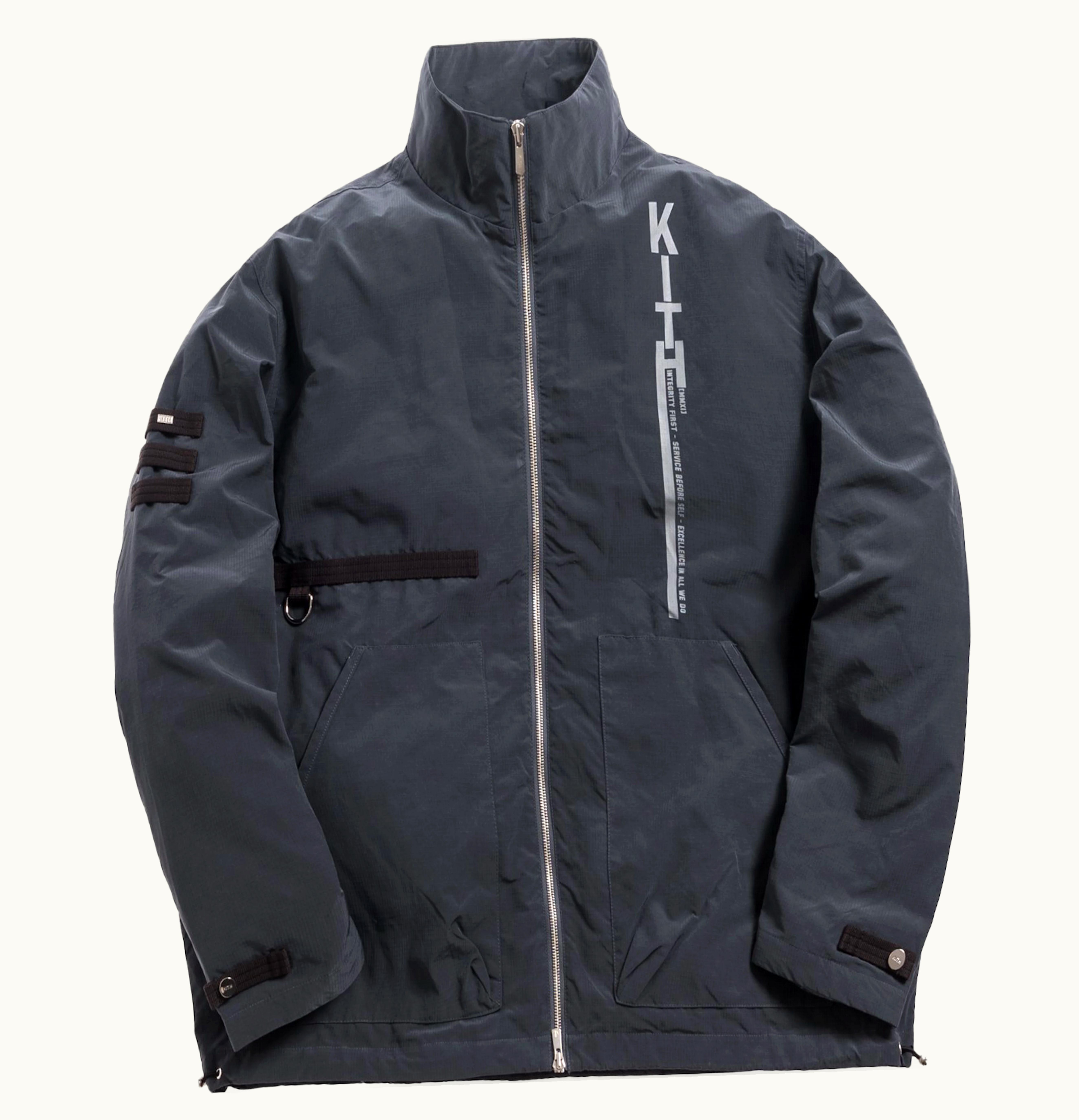 Kith Kith Solid Militia Ripstop Jacket Ebony