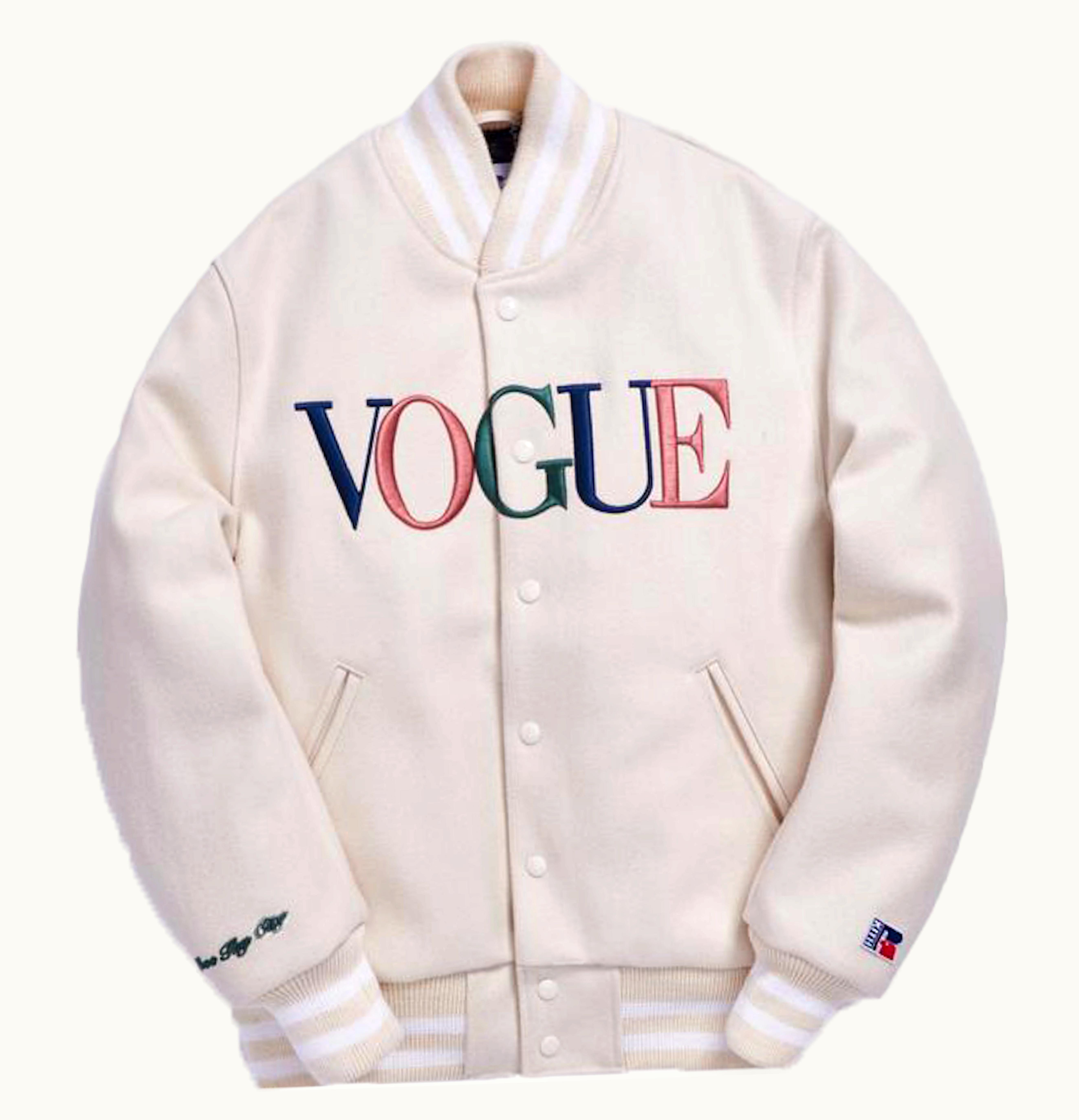 Kith Kith x Golden Bear x Vogue Varsity Miami Jacket Natural