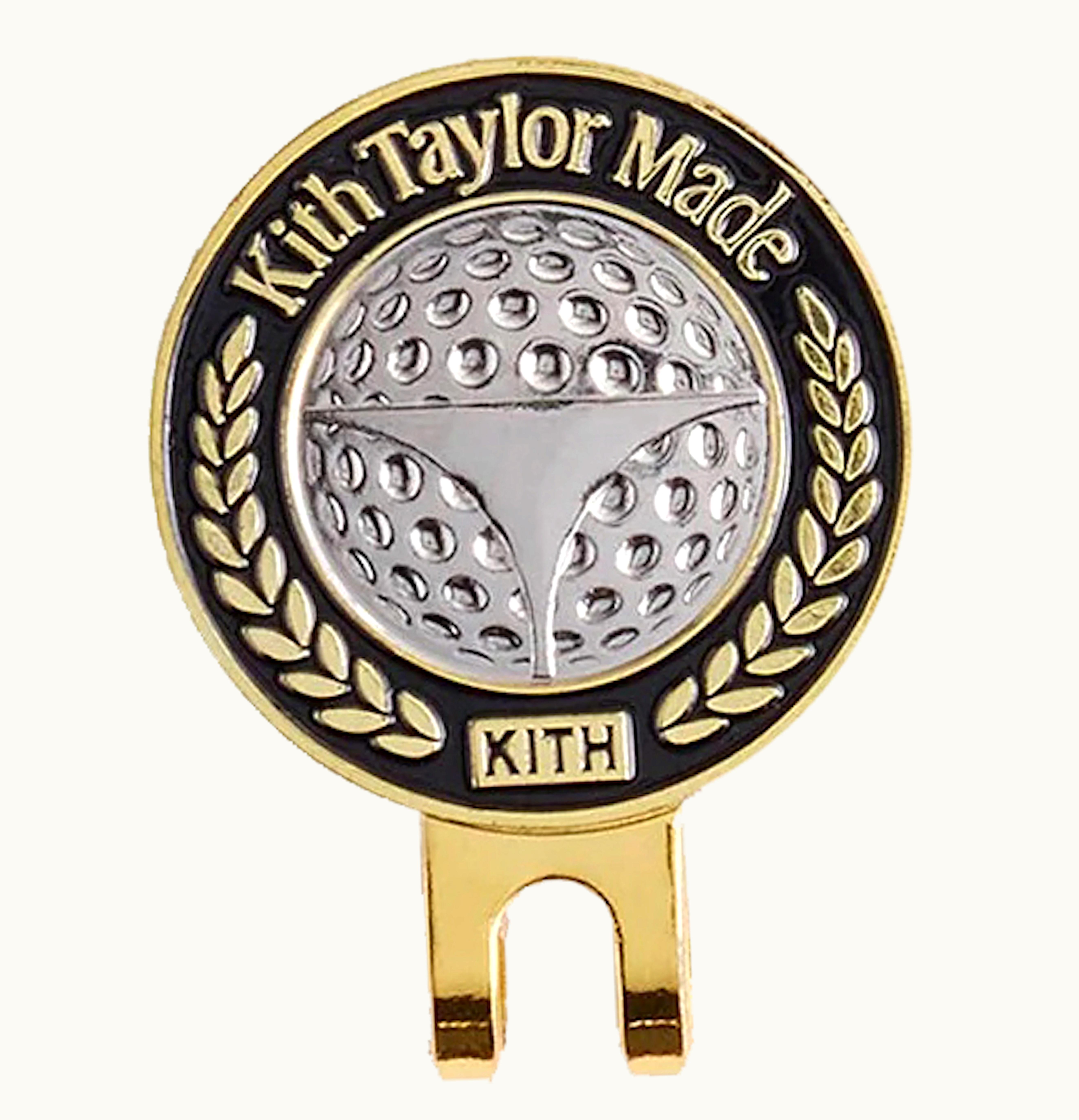 Kith Kith TaylorMade Hat Clip Ball Marker Golden Yellow