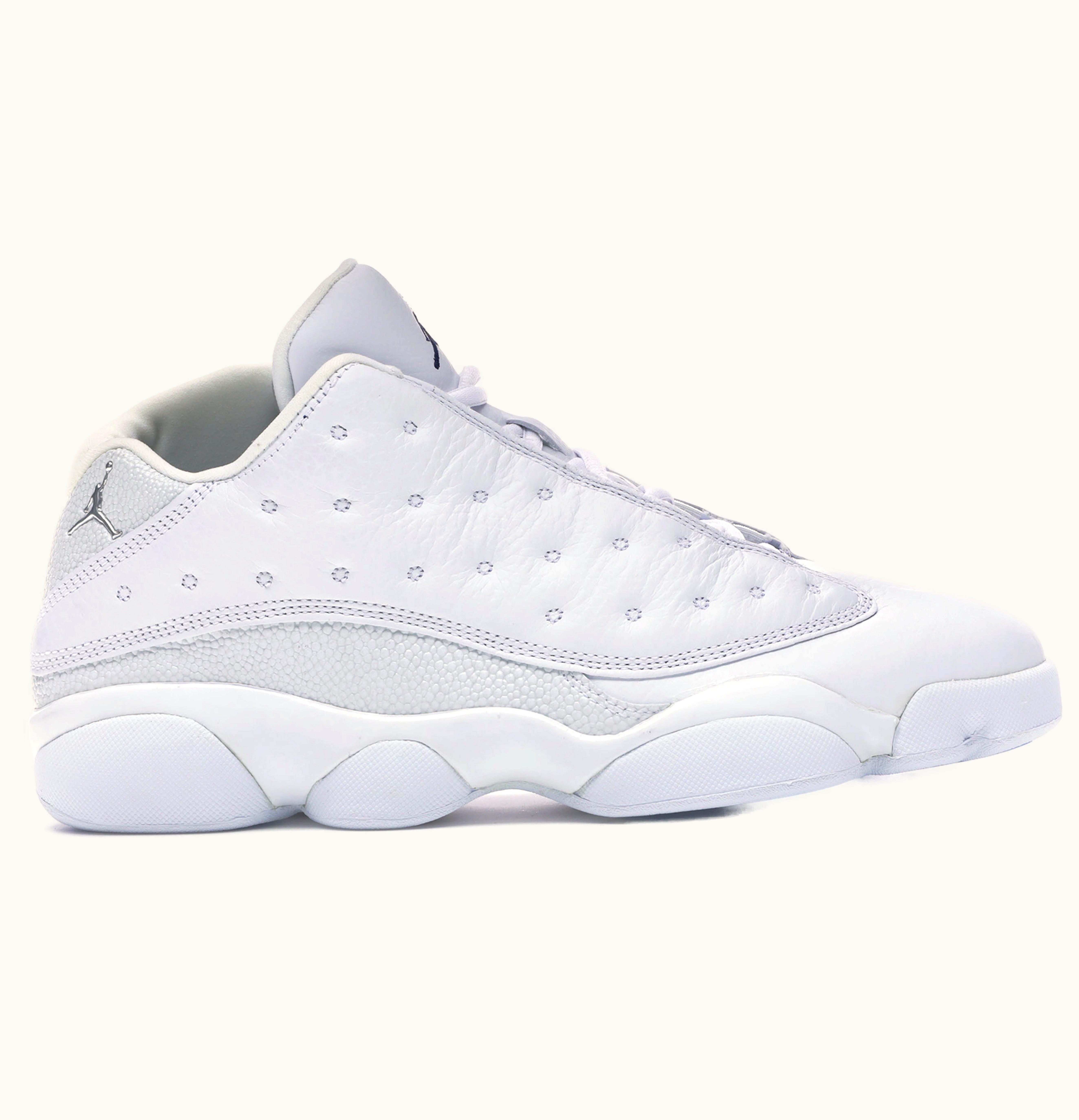 Jordan Air Jordan 13 Retro Low White Metallic Silver Ice Blue 2005