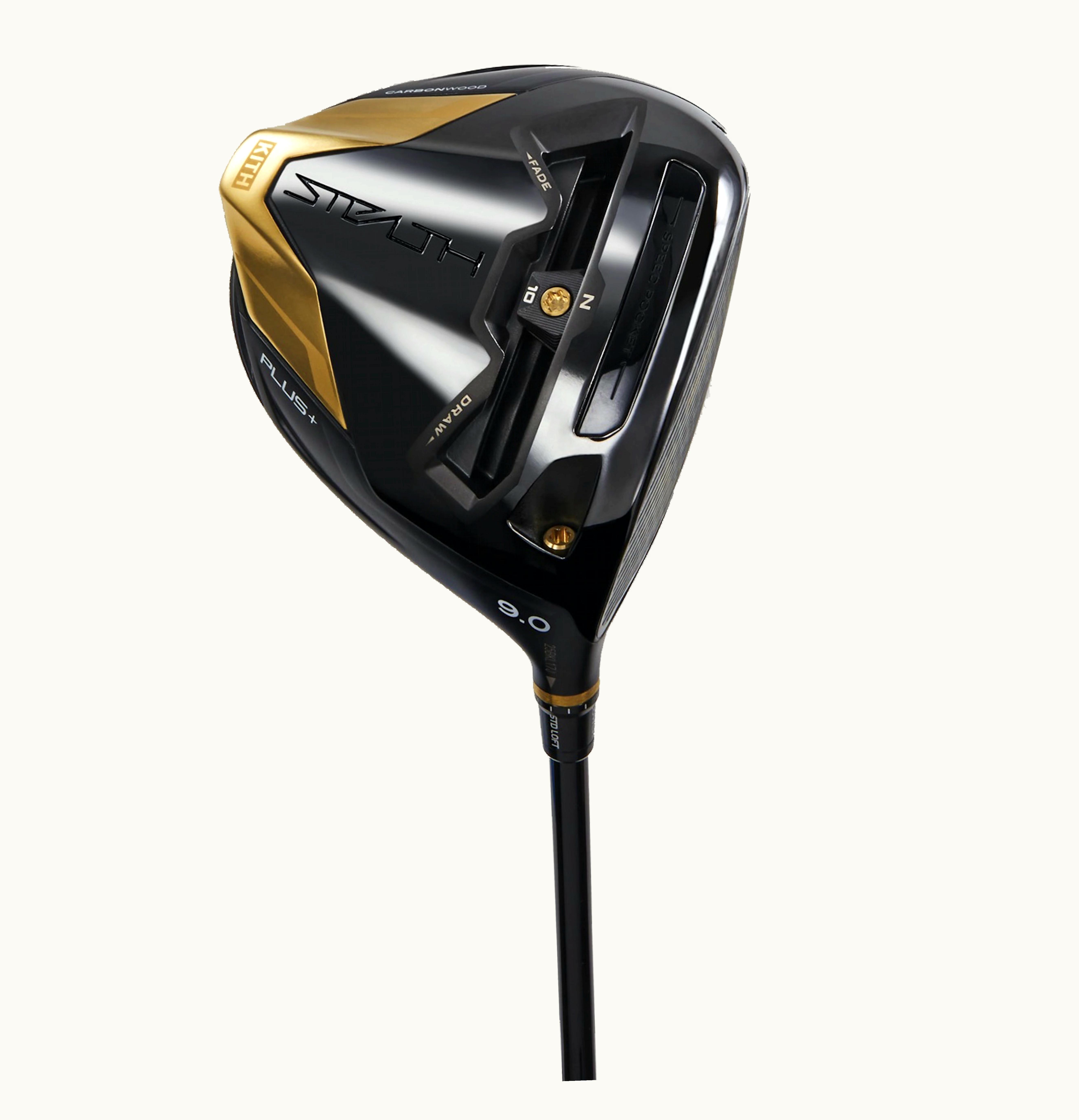 Kith Kith TaylorMade Stealth Plus Carbonwood Driver Stiff 90 Black