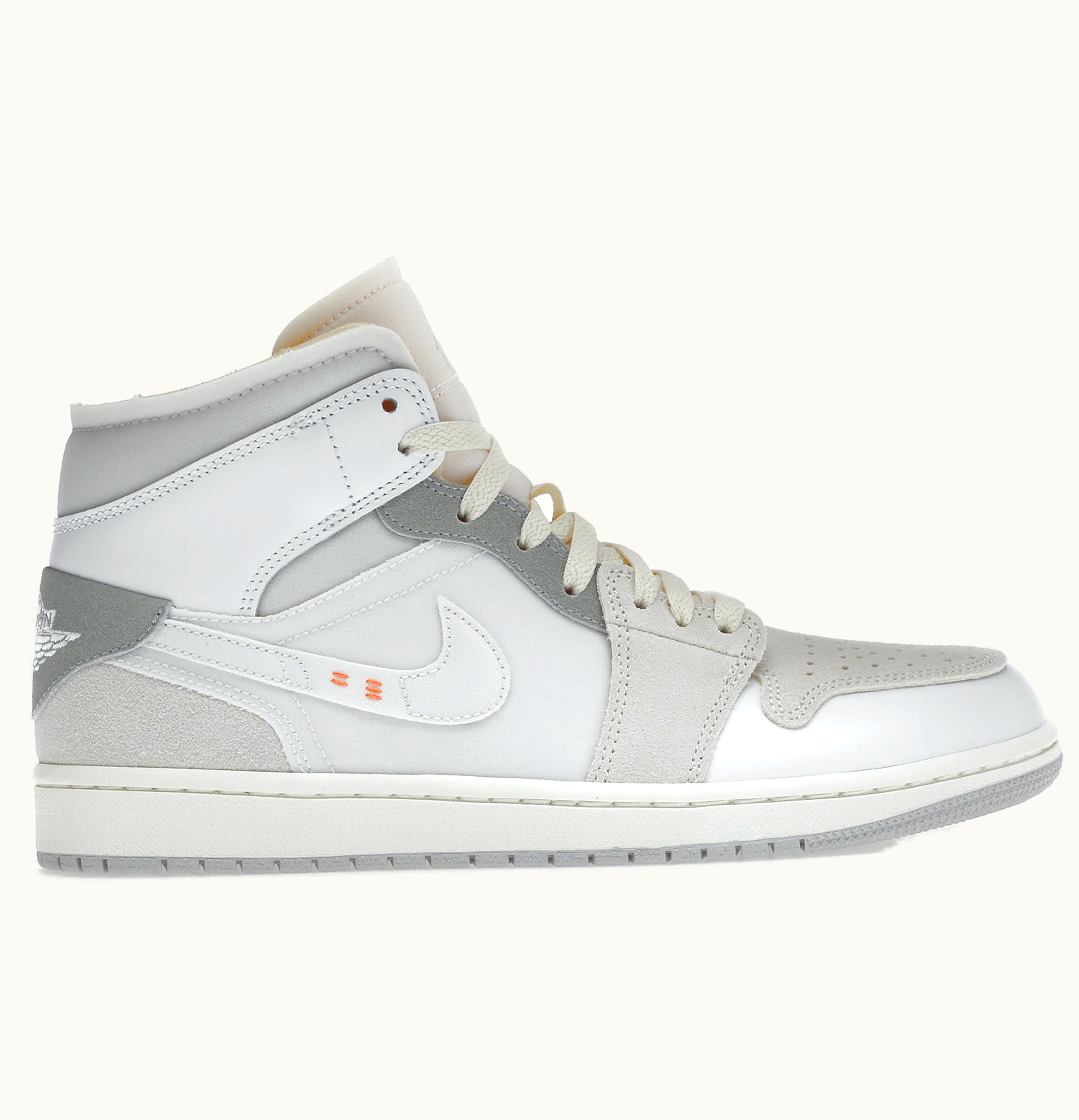 Jordan Air Jordan 1 Mid Inside Out White Grey