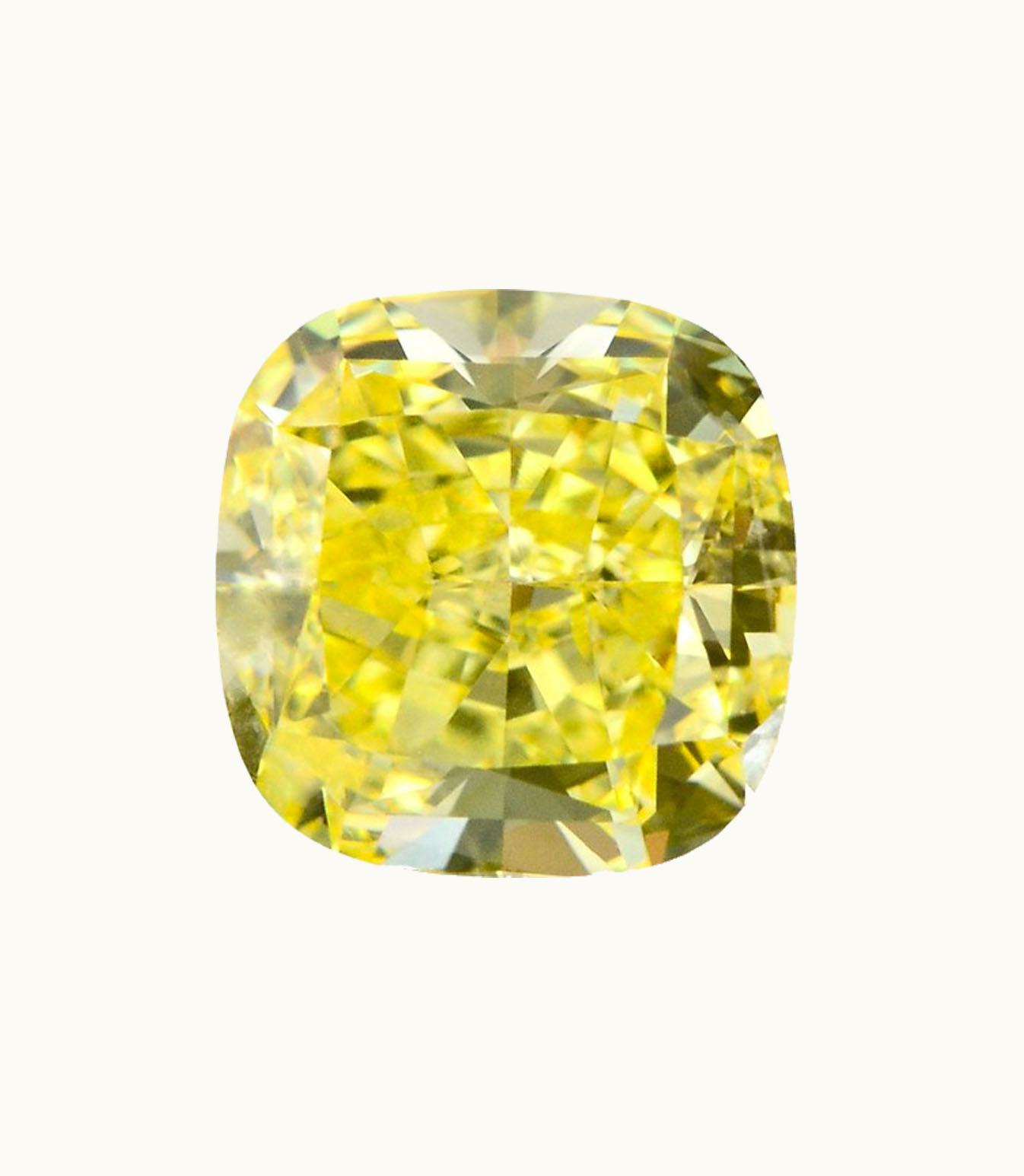 Loose Yellow Diamonds Cushion Loose Yellow Diamonds Color W - Clarity VVS2 - Cut Good - Shape Cushion
