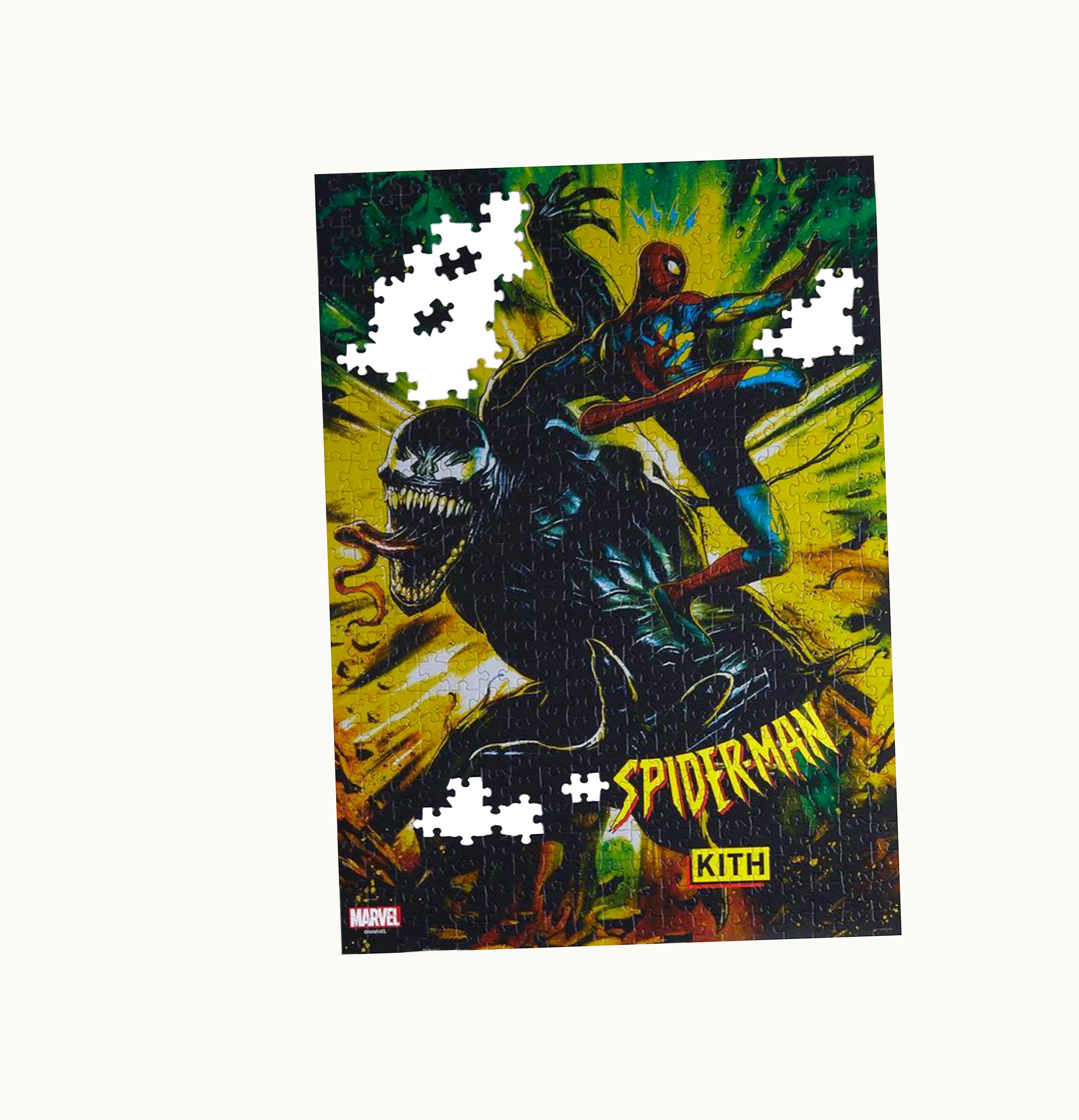 Kith Kith Spider Man Venom Battle Jigsaw Puzzle