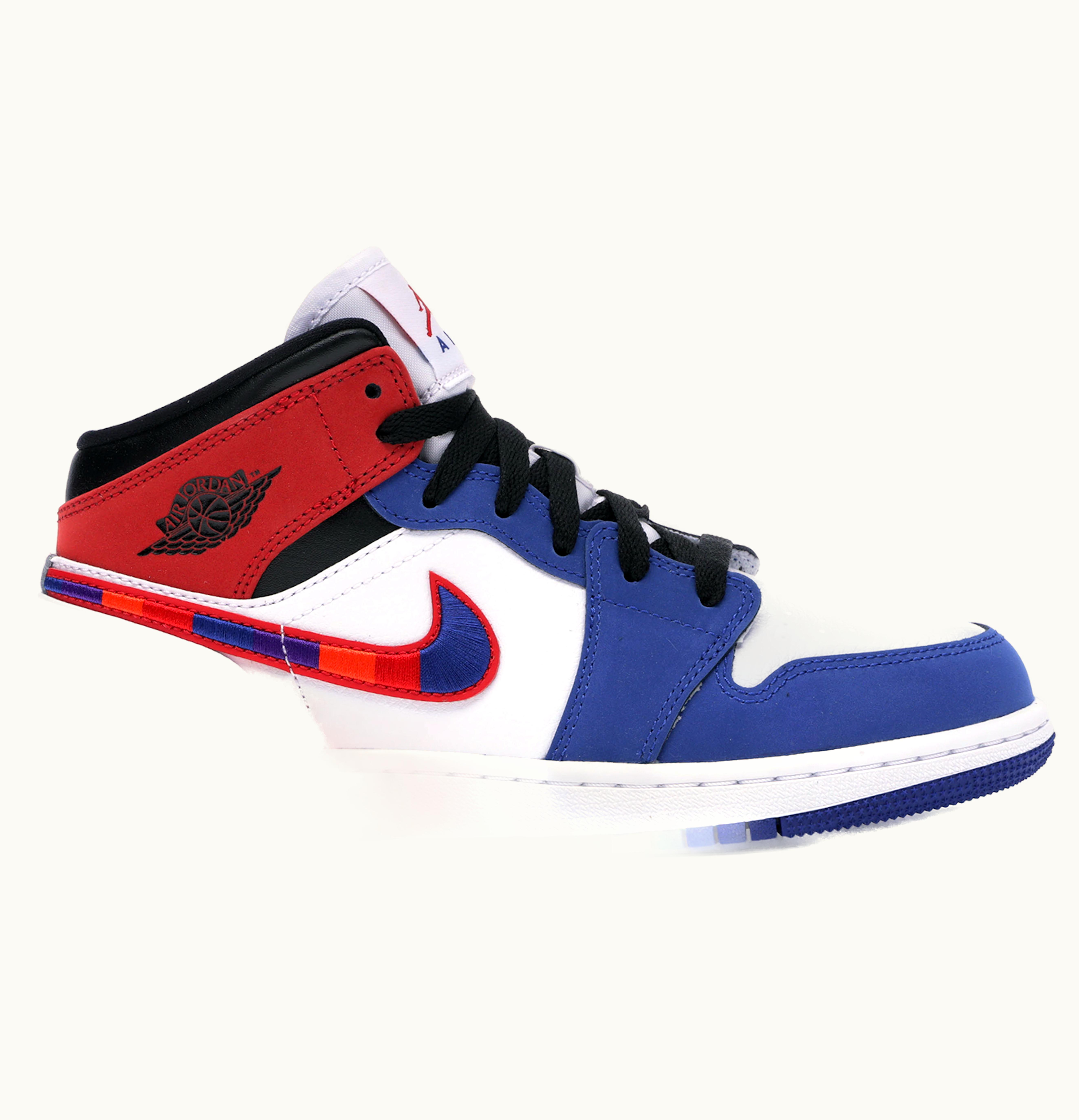Jordan Air Jordan 1 Mid Rush Blue University Red GS