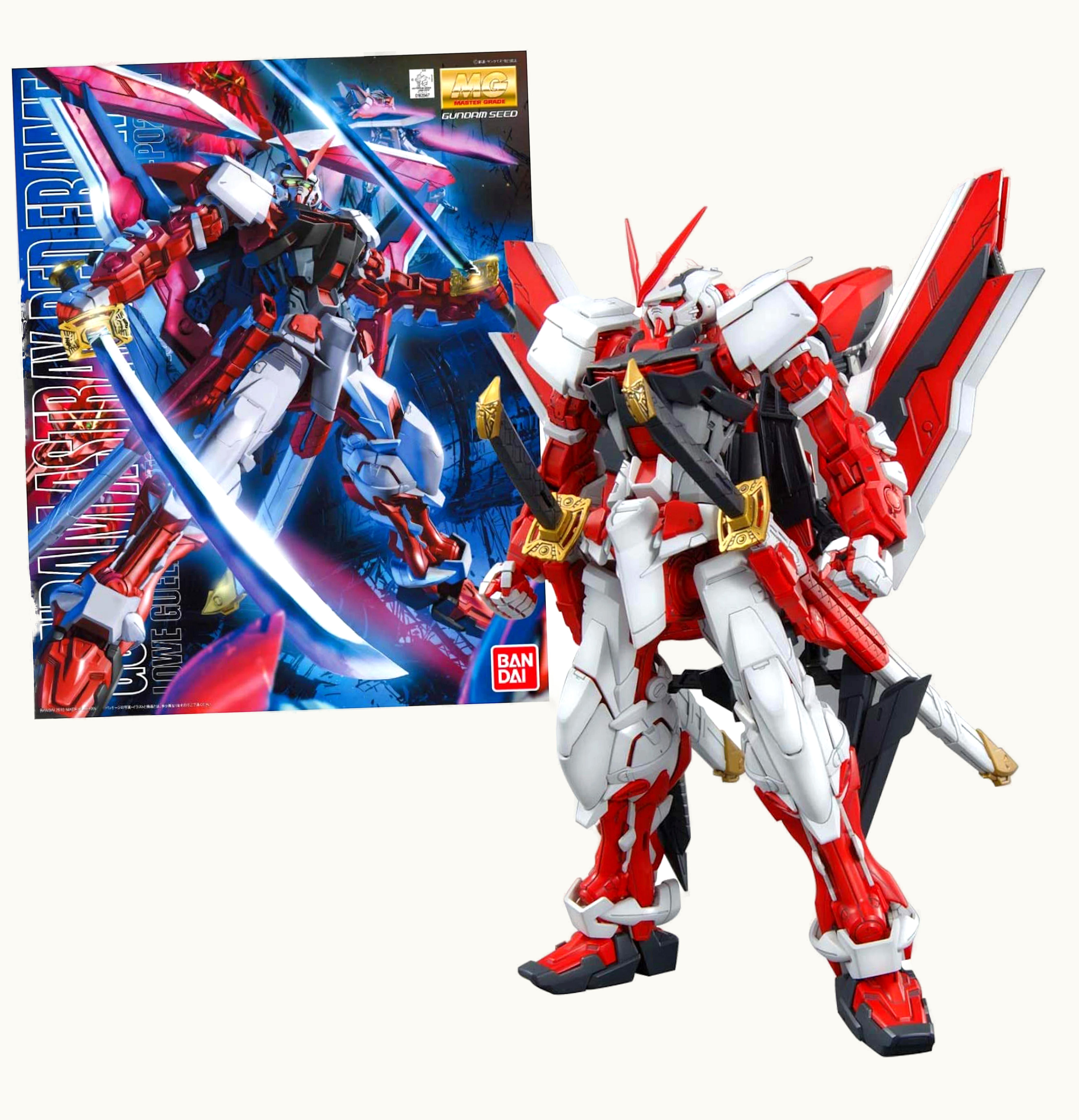 Bandai Bandai Gundam MG Gundam Kai 1 100 Scale Astray Red Frame Model Kit Action Figure