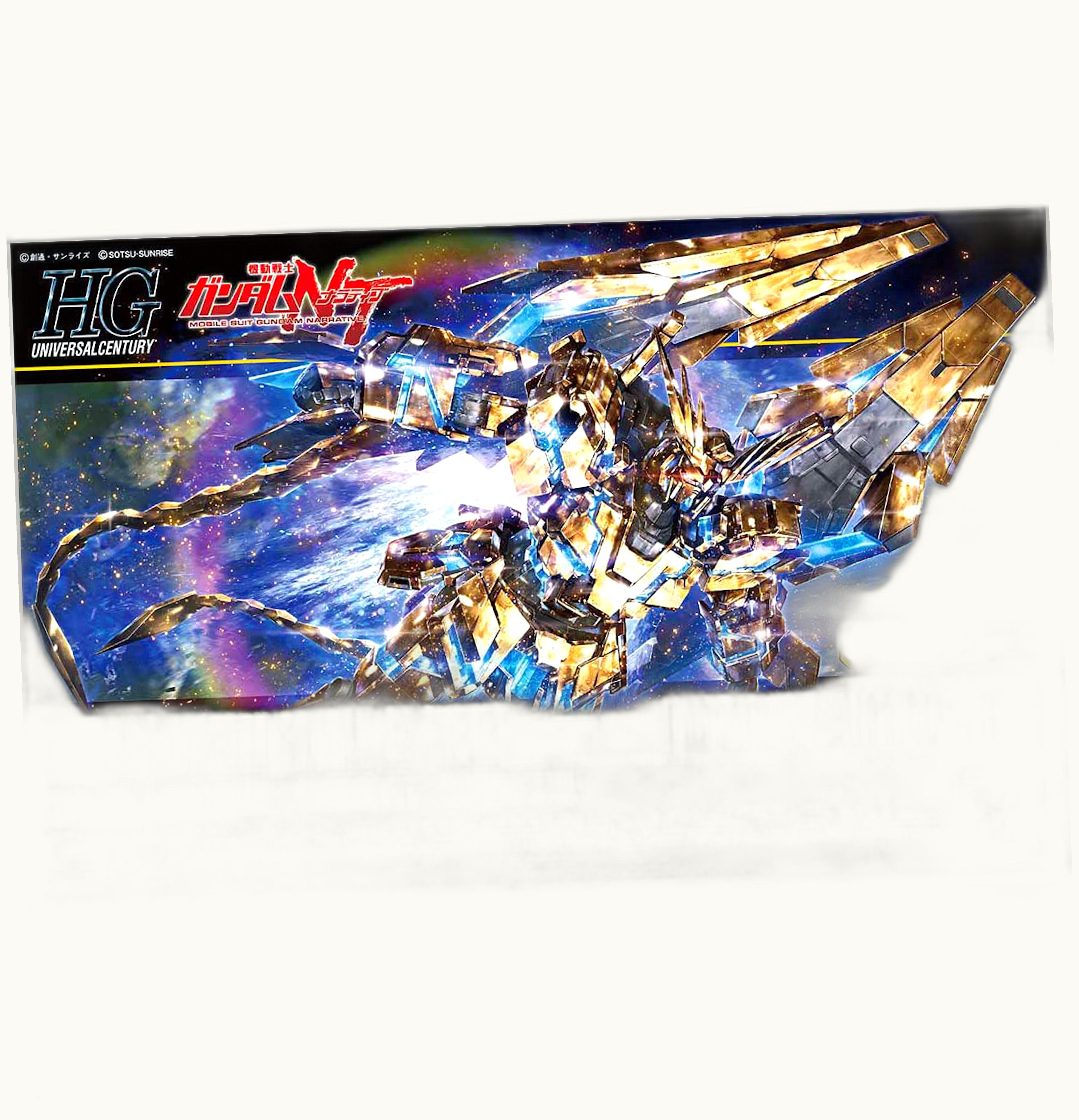 Bandai Bandai HGUC 1 144 Unicorn Gundam Phenex Gold Coating Narrative Model Kit Action Figure