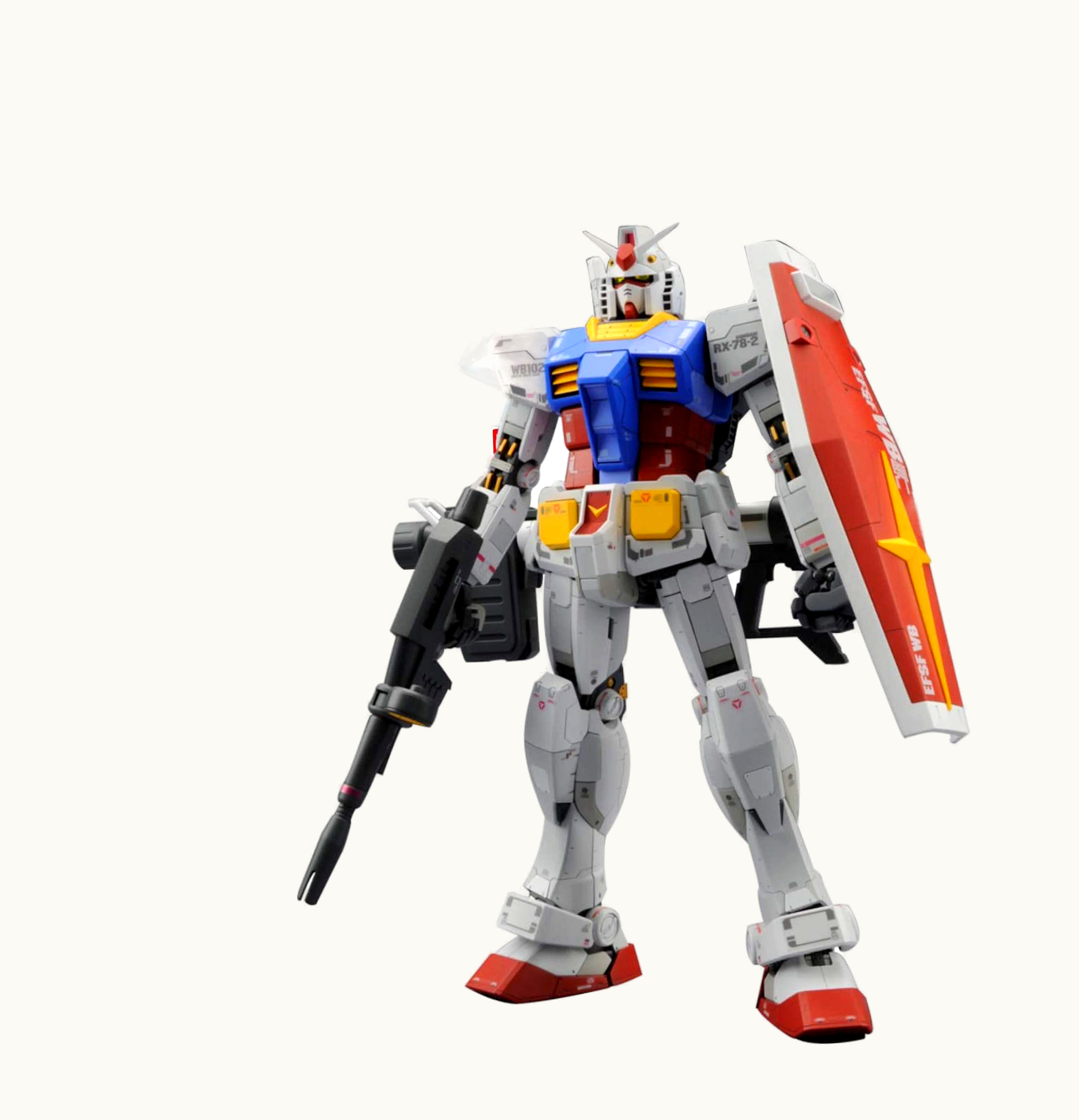 Bandai Bandai MG Gundam RX 78 2 Version 30 1100 Scale Model Kit Action Figure