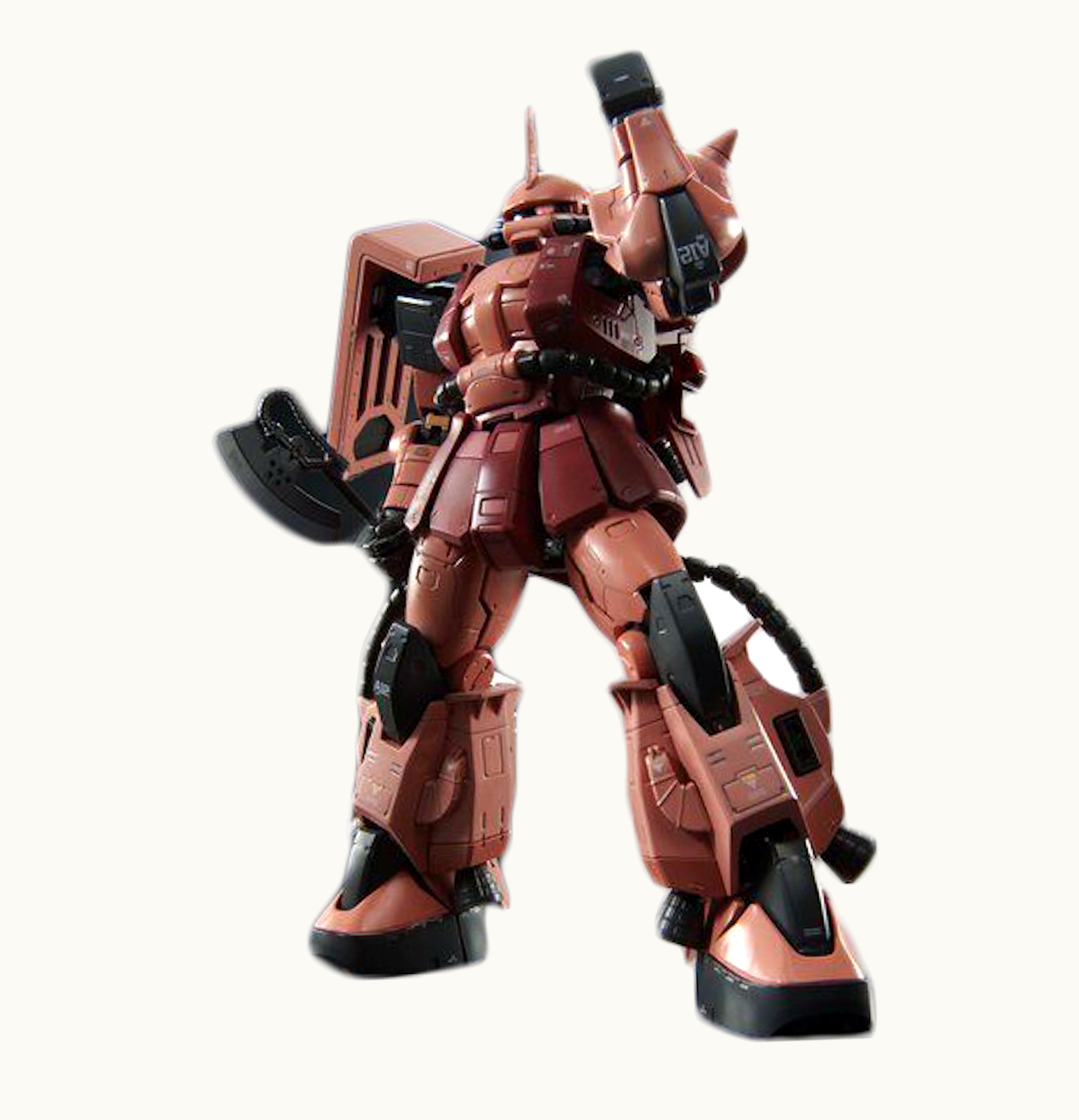 Bandai Bandai Gundam RG 1 144 HIGH MOBILITY TYPE ZAKUII TEAM MONSTRE CUSTOM Model Kit Action Figure