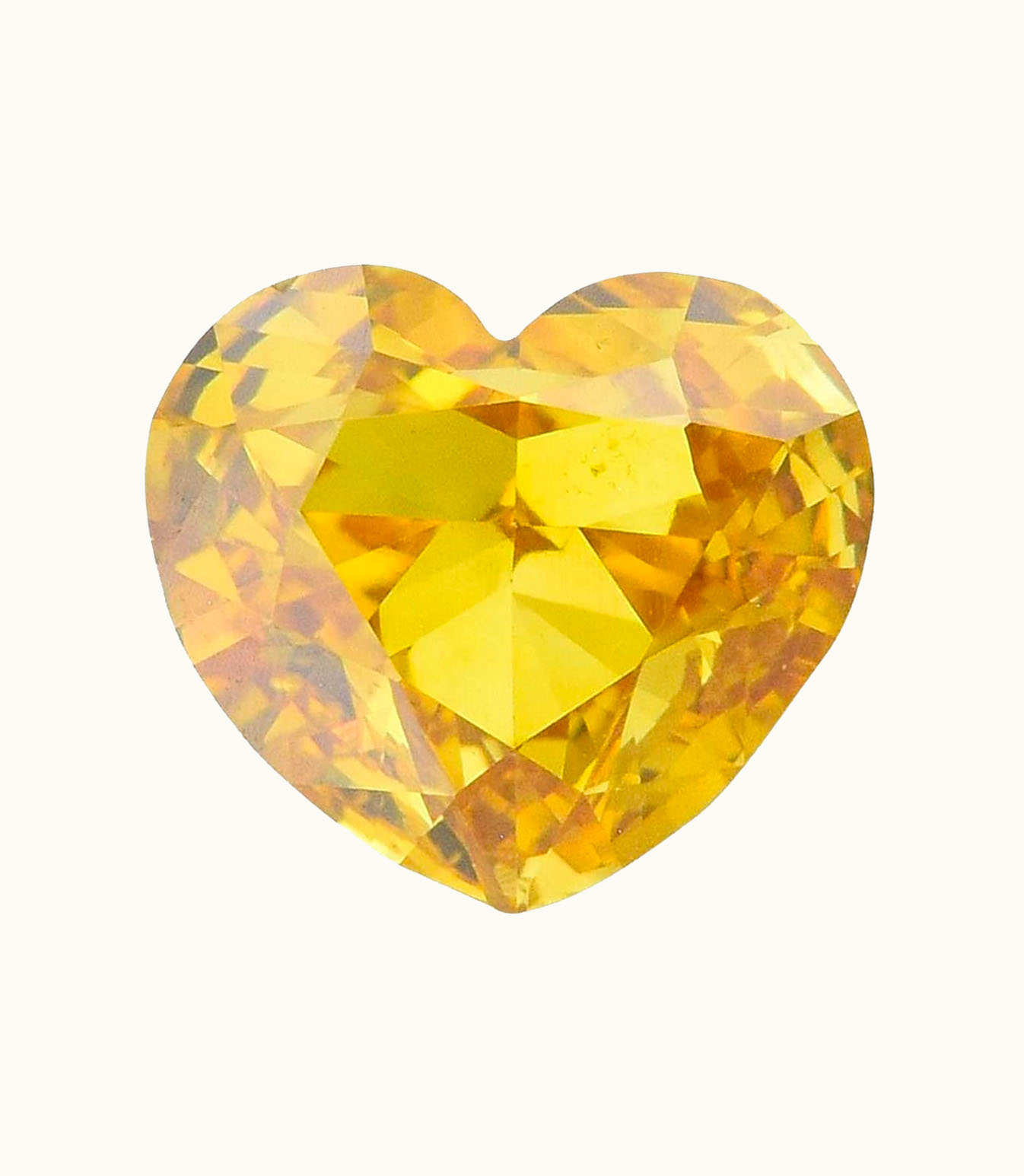 Loose Yellow Diamonds Heart Loose Yellow Diamonds Color X - Clarity VS2 - Cut Excellent - Shape Heart