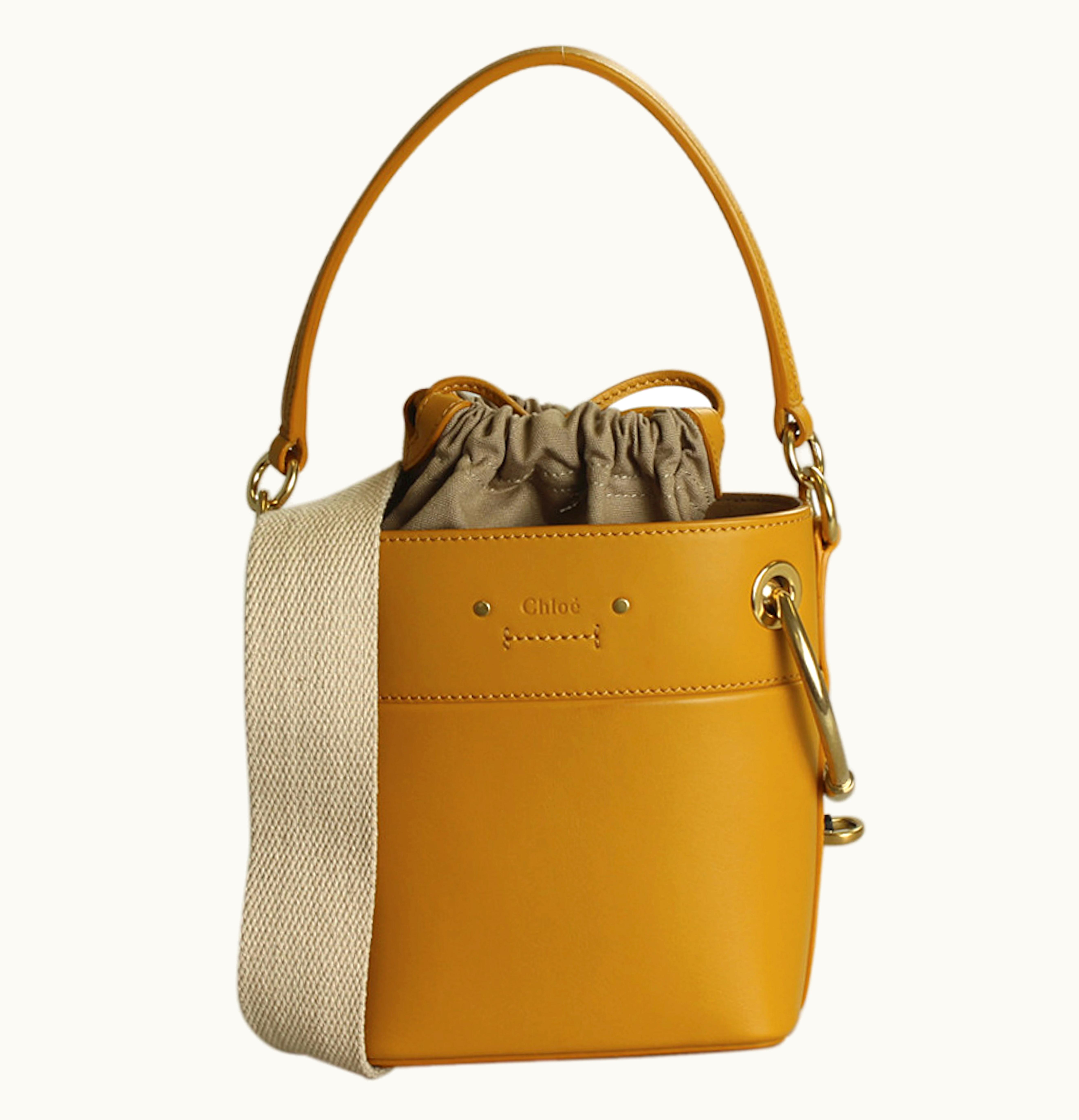 Chloé Chloe Roy Bucket Bag Small Yellow