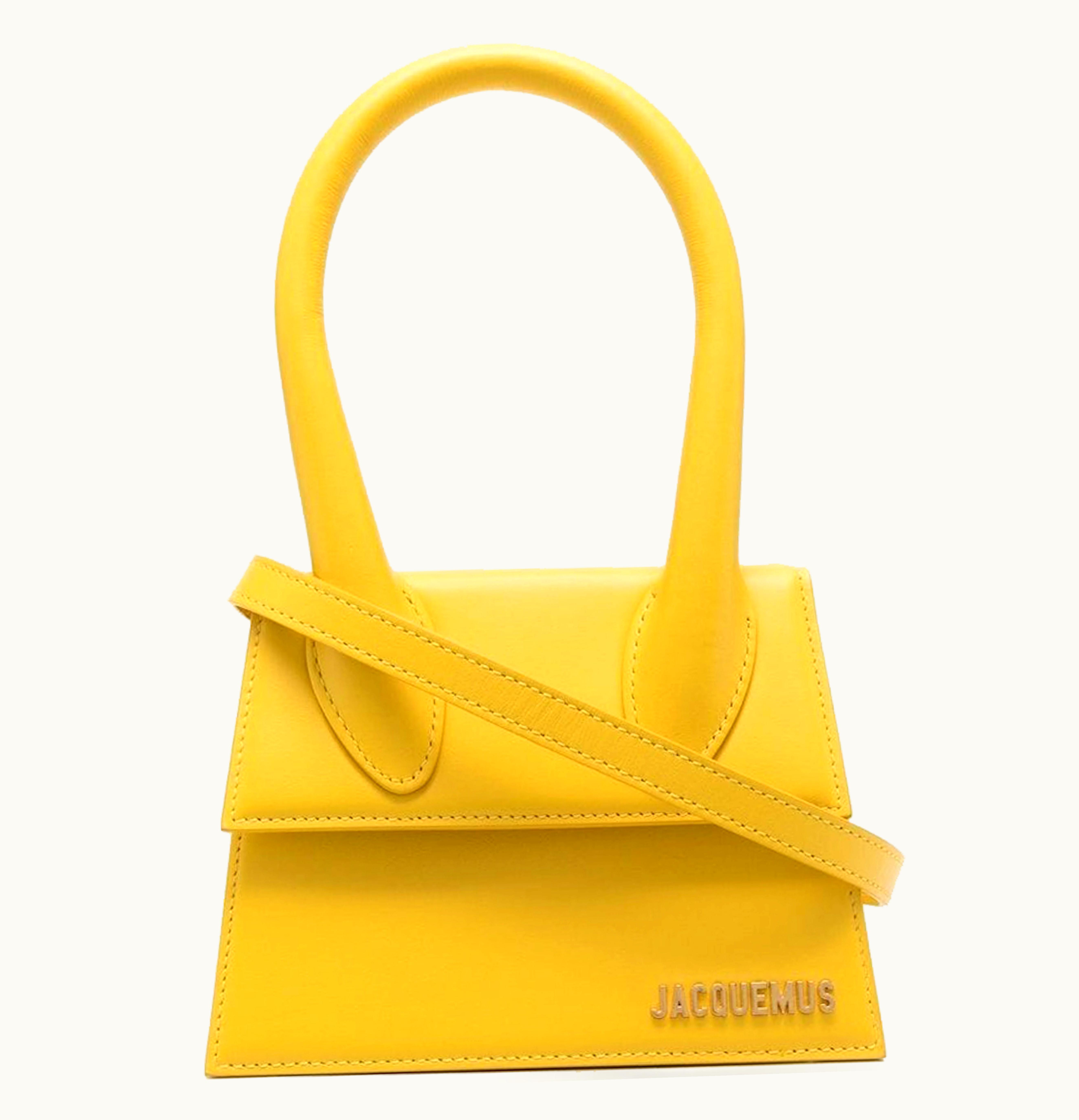 Jacquemus Jacquemus Le Chiquito Moyen Top Handle Bag Warm Yellow