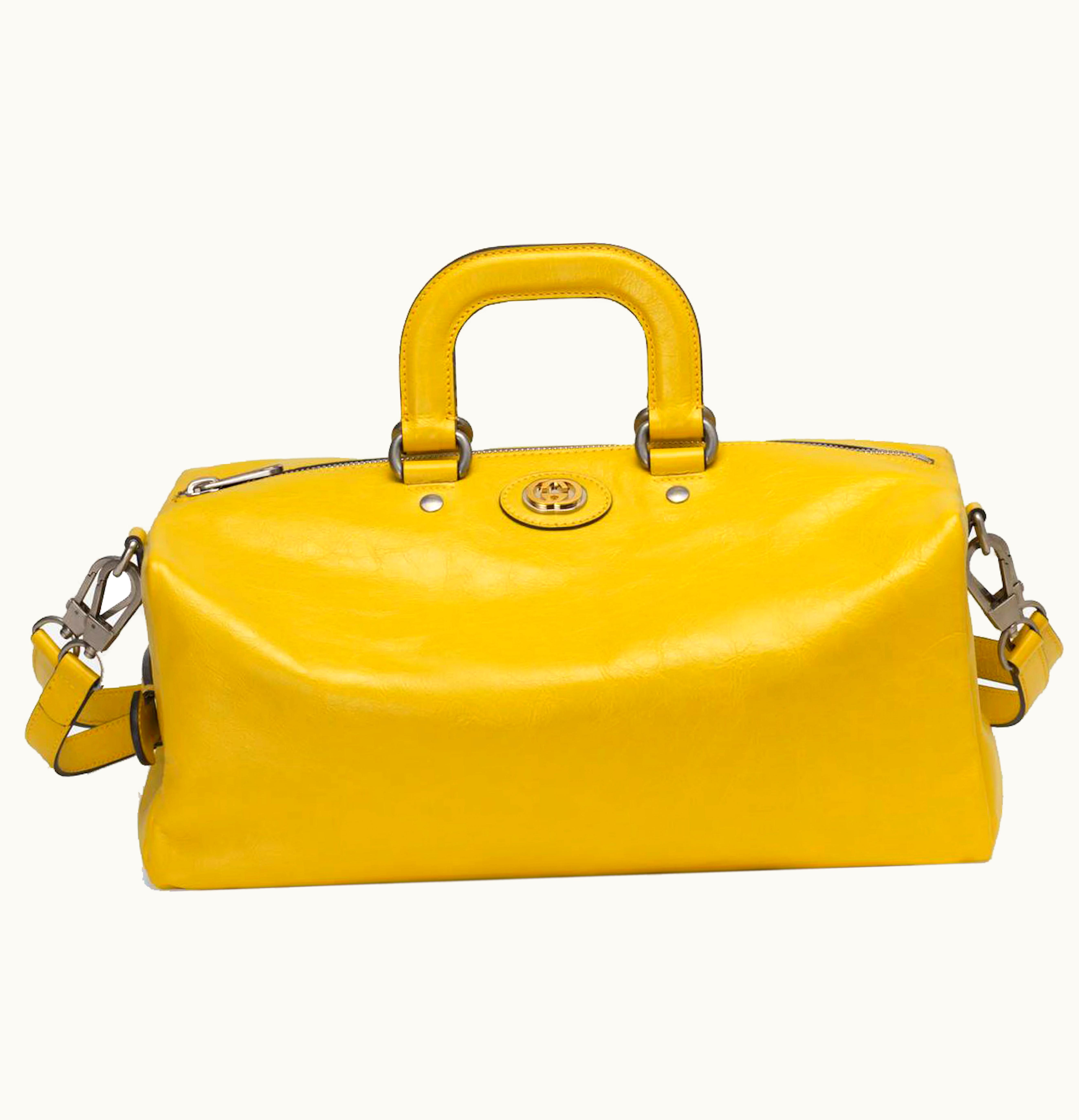 Gucci Gucci Backpack Soft Leather Yellow