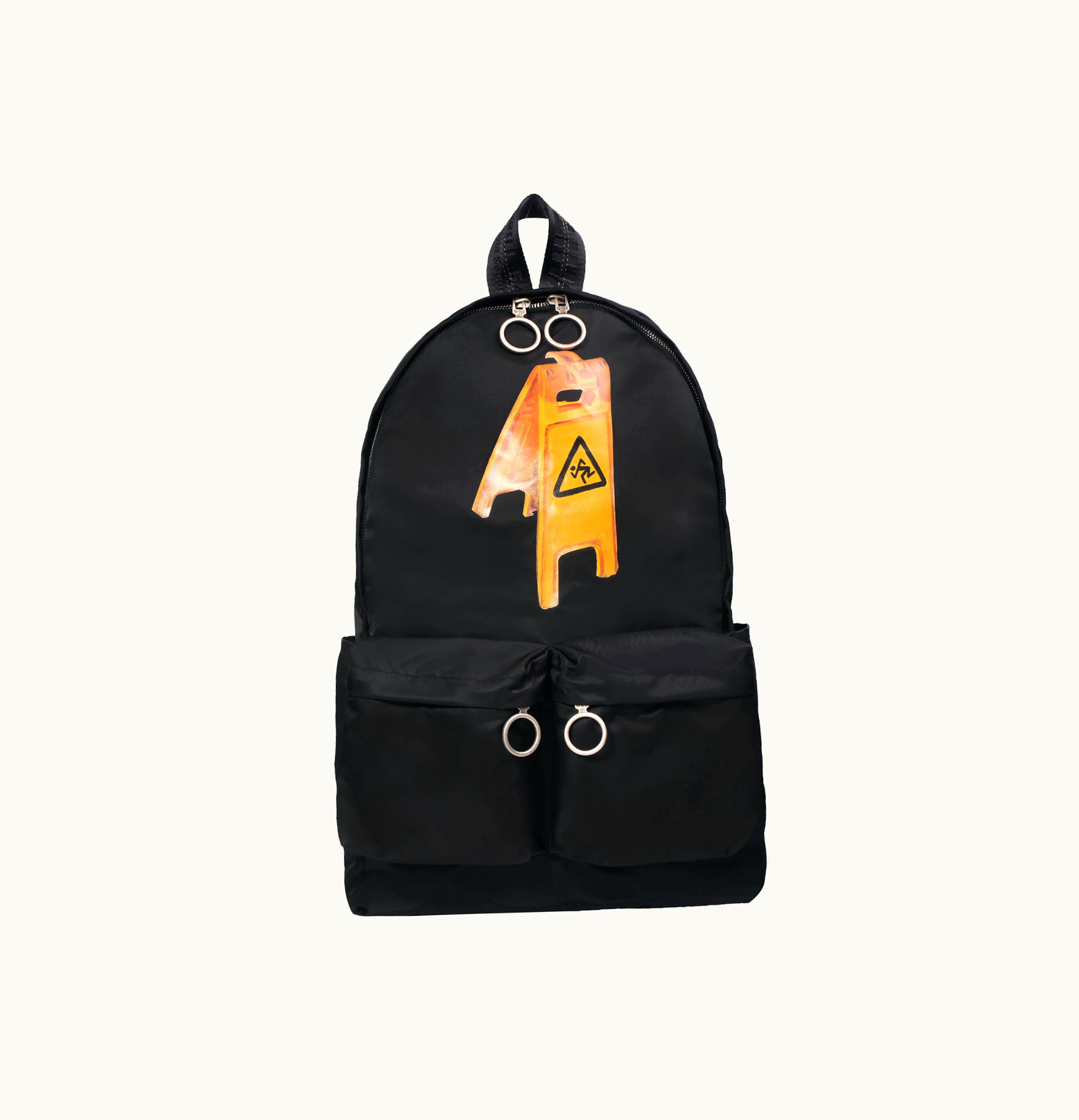 OFF-WHITE OFF WHITE Pascal Backpack Black Yellow