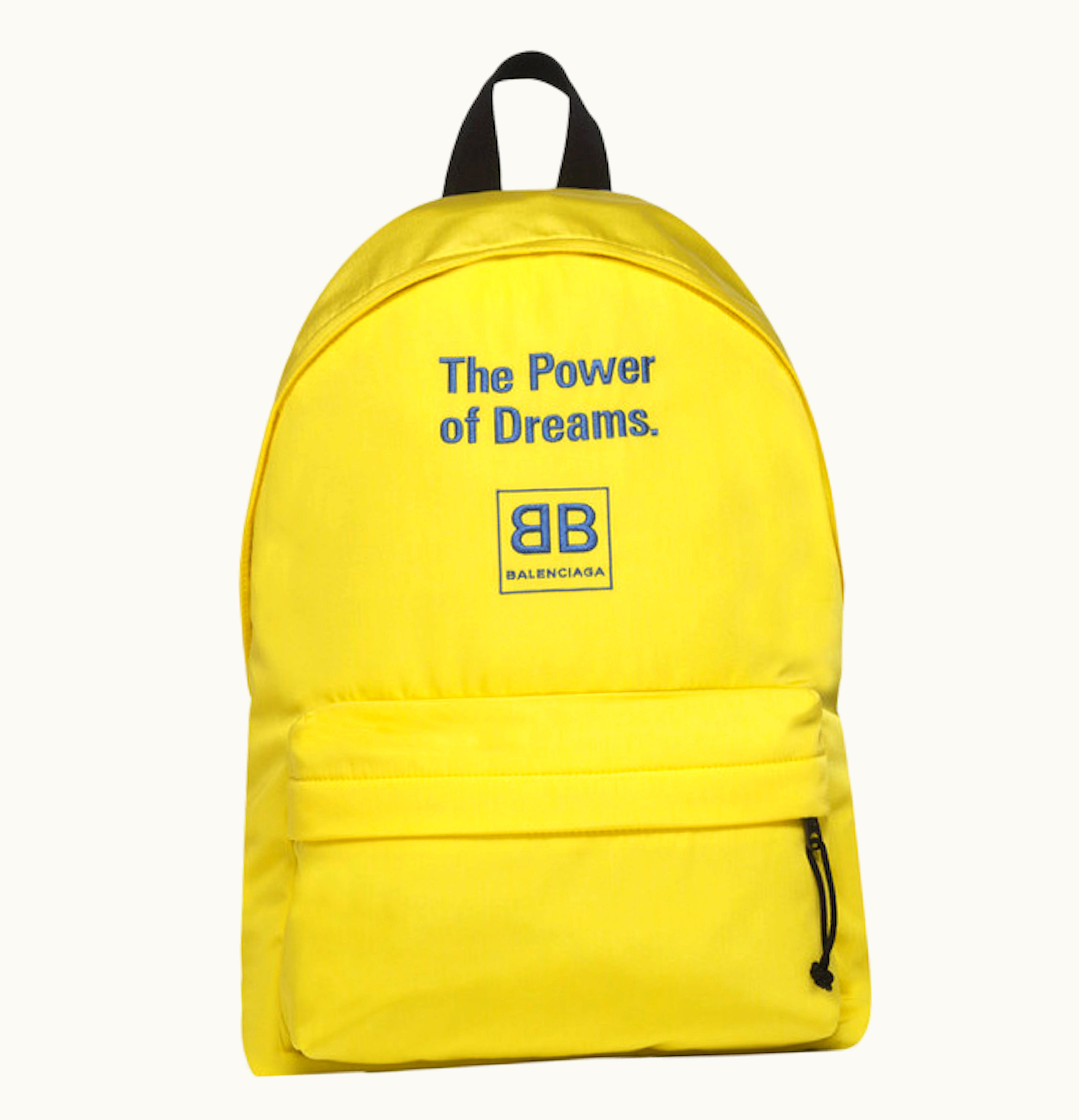 Balenciaga Balenciaga Explorer Backpack The Power of Dreams Large Yellow Blue