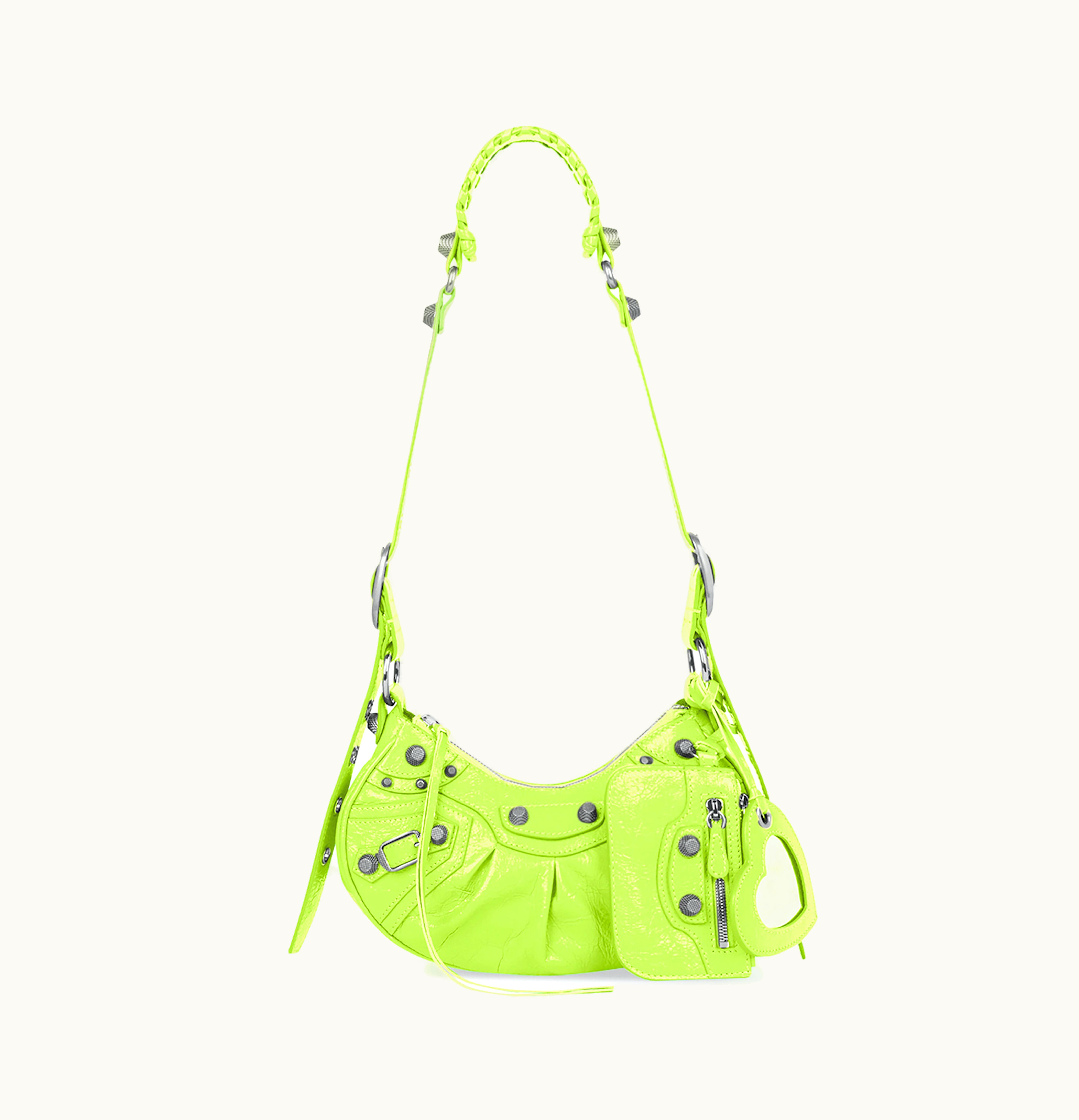 Balenciaga Balenciaga Le Cagole XS Shoulder Bag Neon Yellow