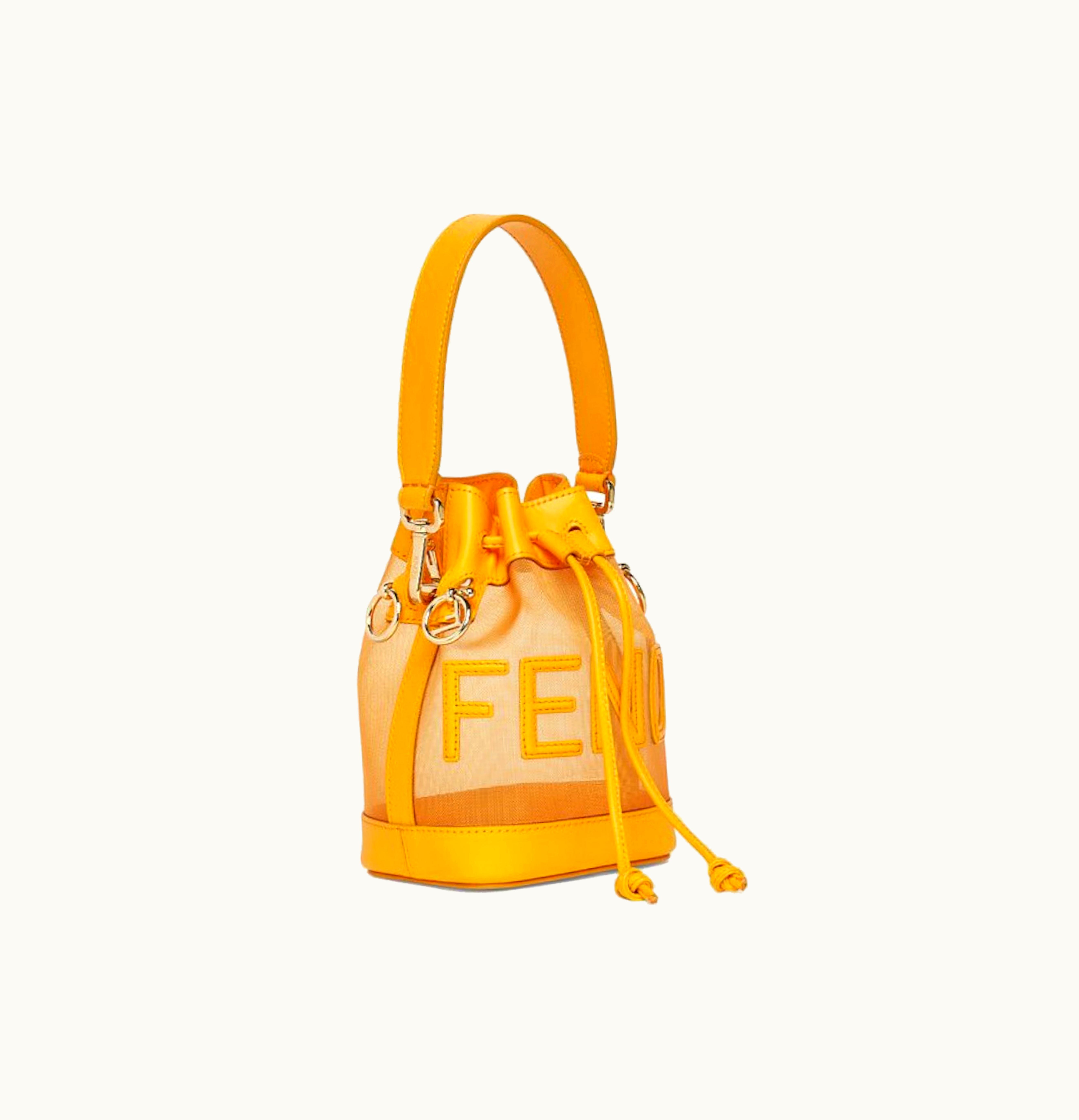 Fendi Fendi Mini Mon Tresor Bucket Bag Orange