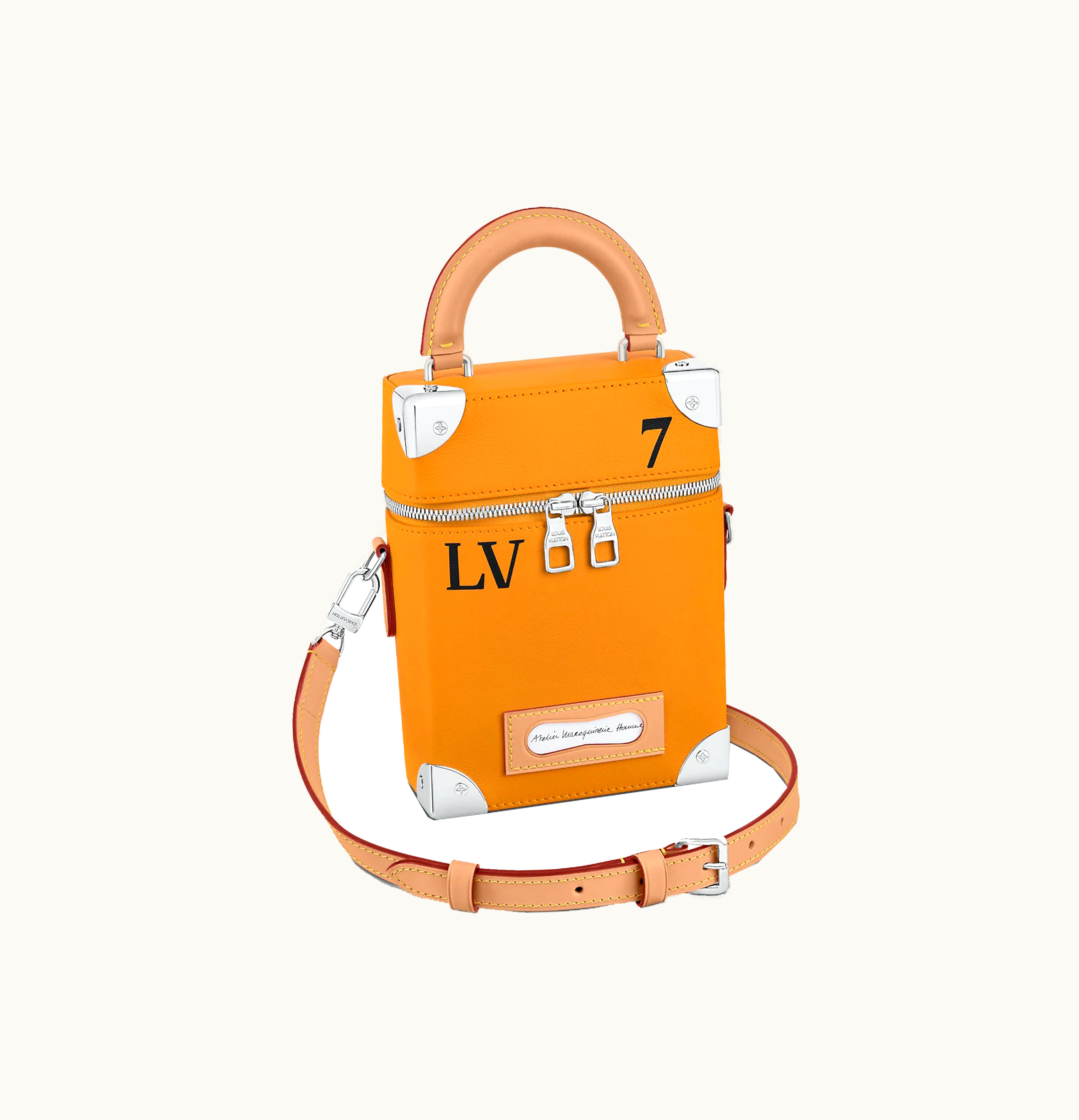 Louis Vuitton Louis Vuitton Vertical Box Trunk Saffron Yellow
