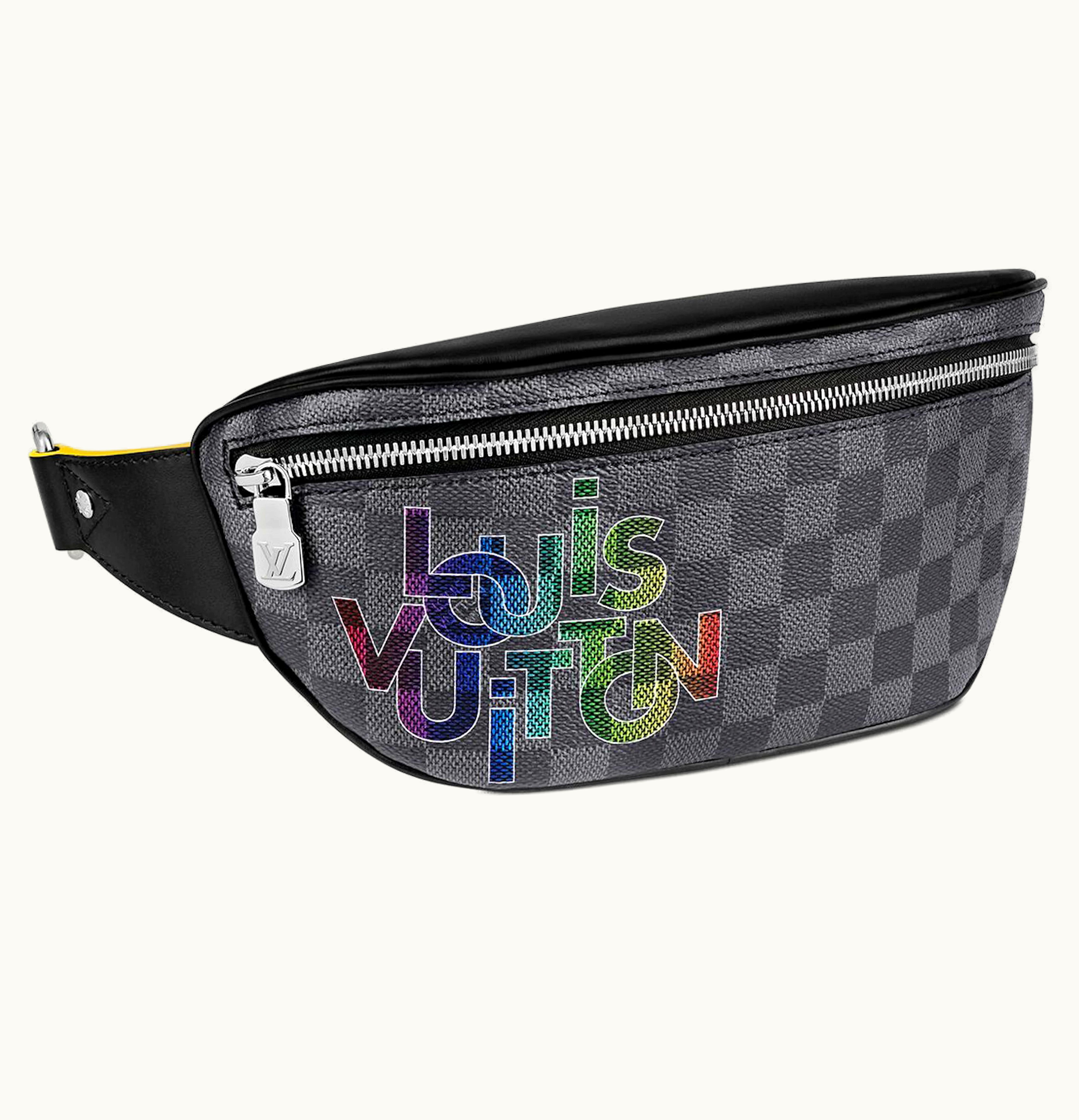 Louis Vuitton Louis Vuitton Bumbag Damier Graphite PM Yellow
