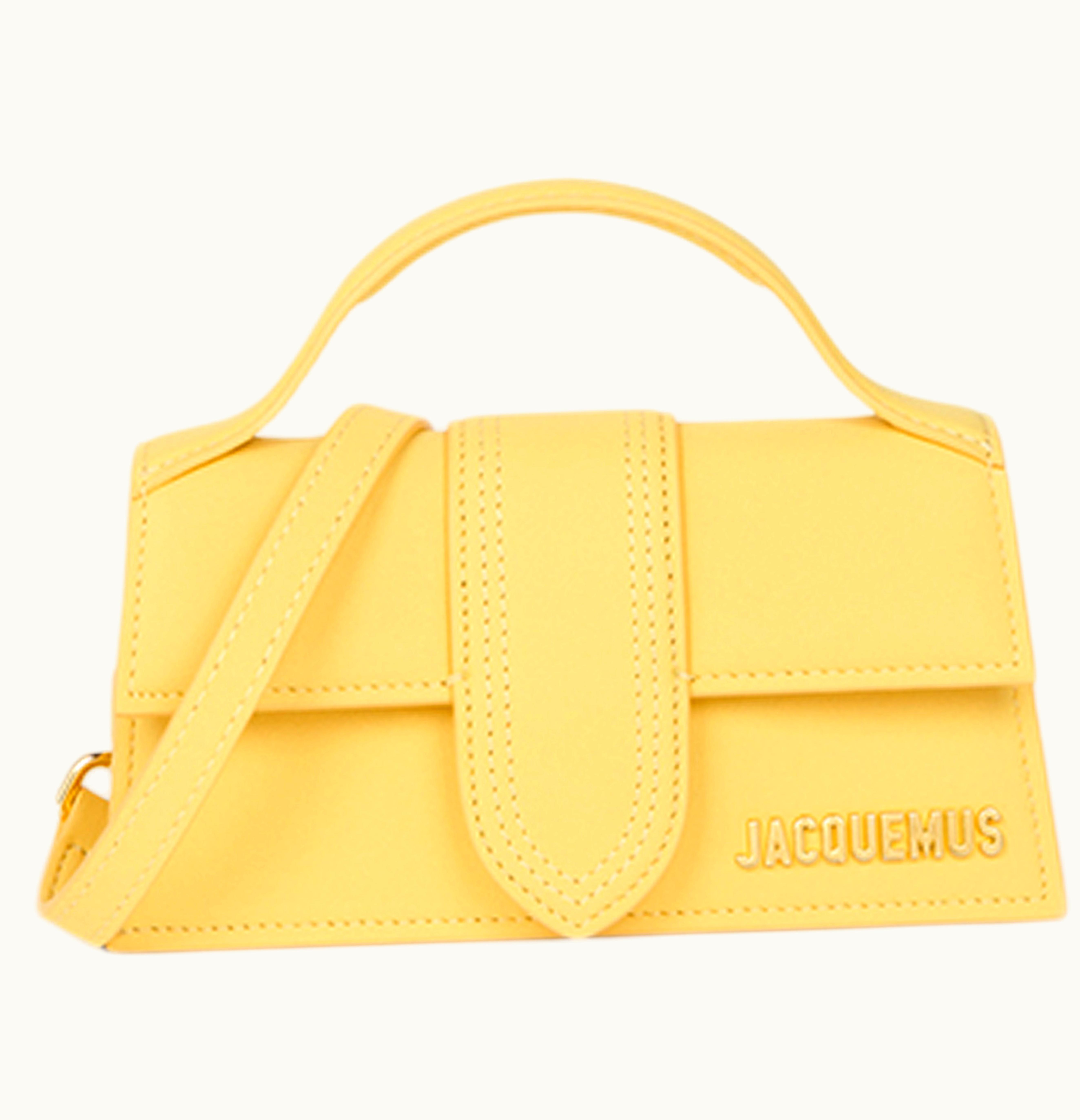Jacquemus Jacquemus Le Bambino Mini Flap Bag Yellow