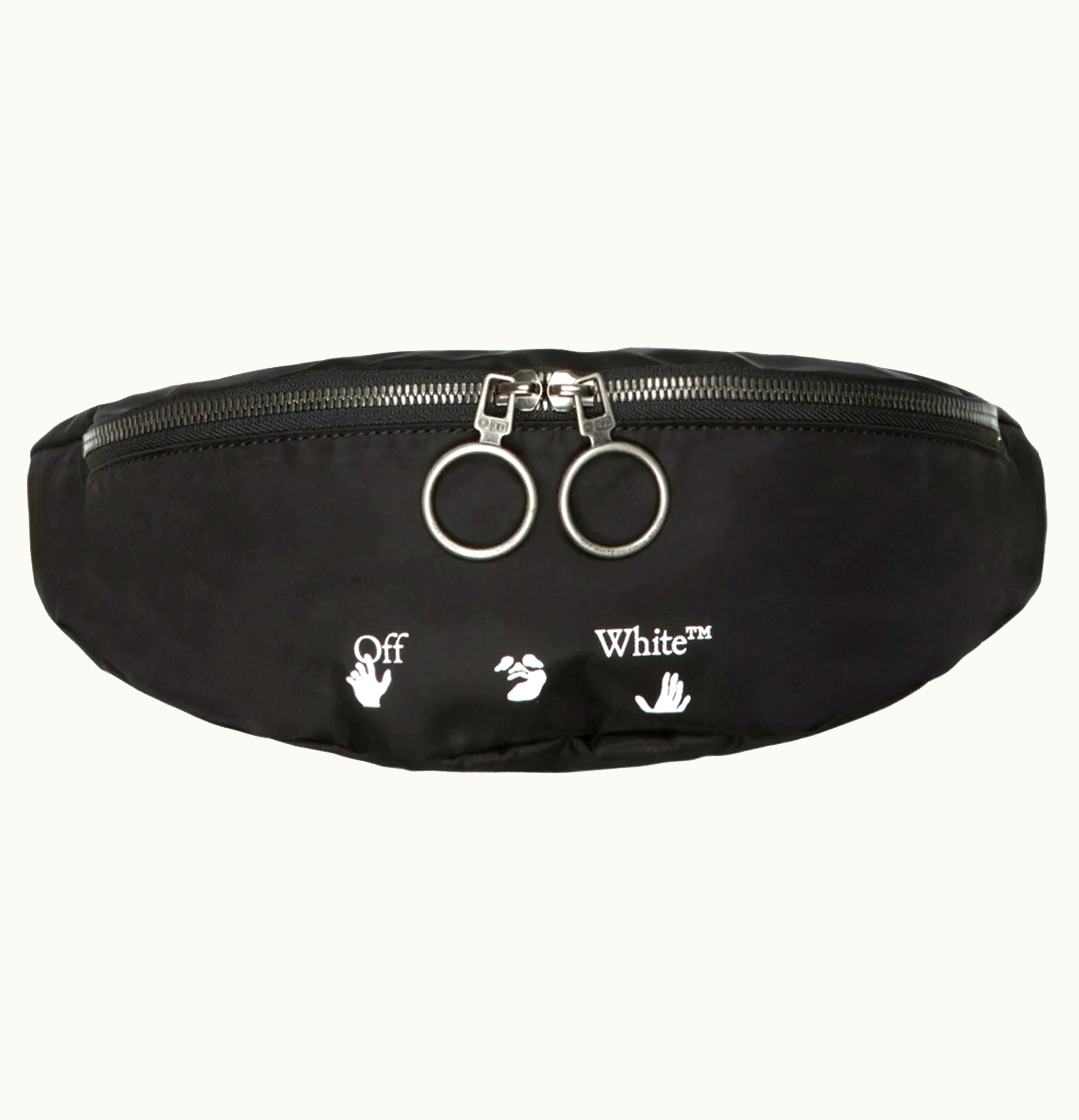 OFF-WHITE OFF WHITE Logo Fannypack Black Yellow