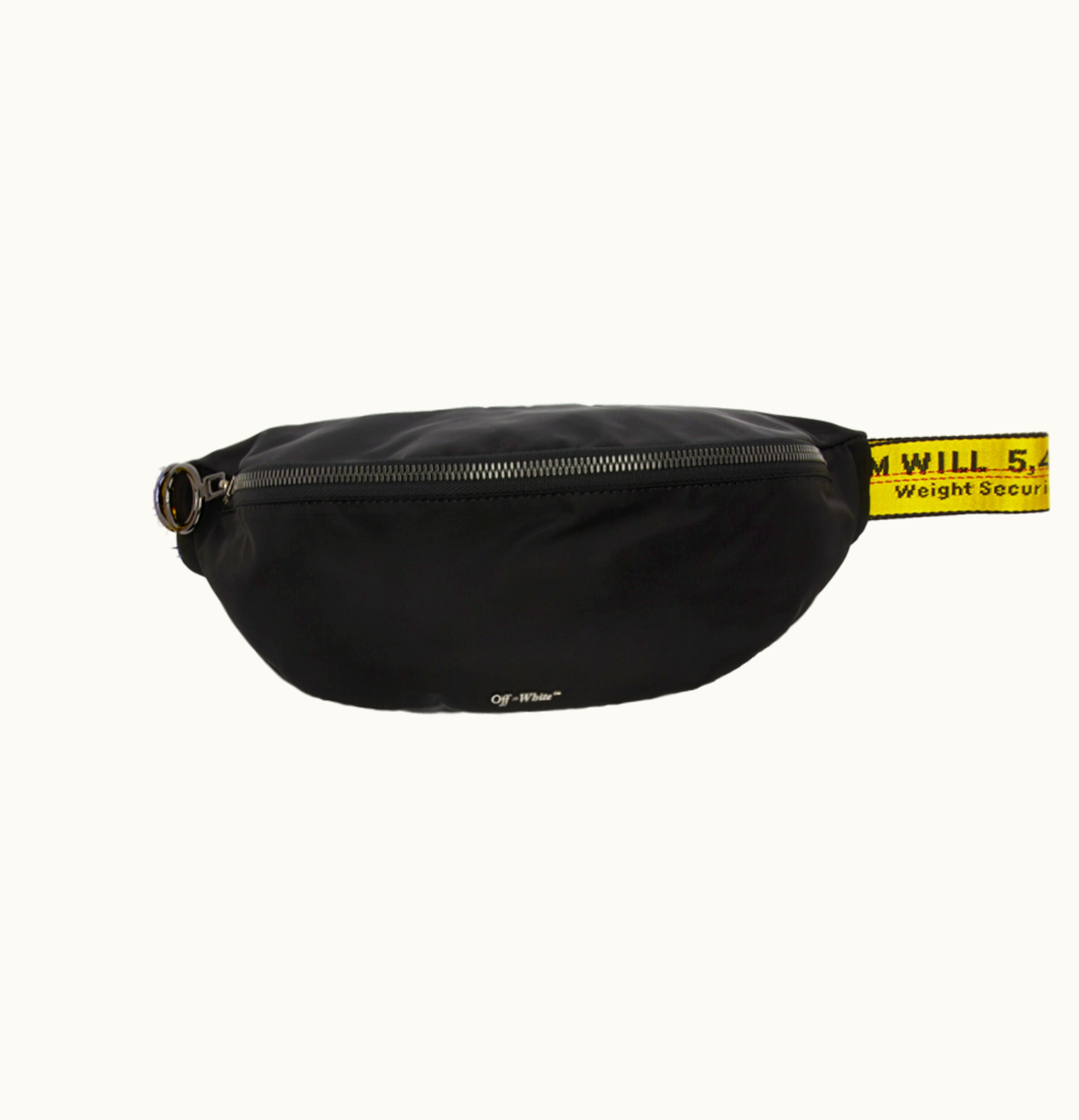 OFF-WHITE OFF WHITE Basic Fannypack Black Yellow