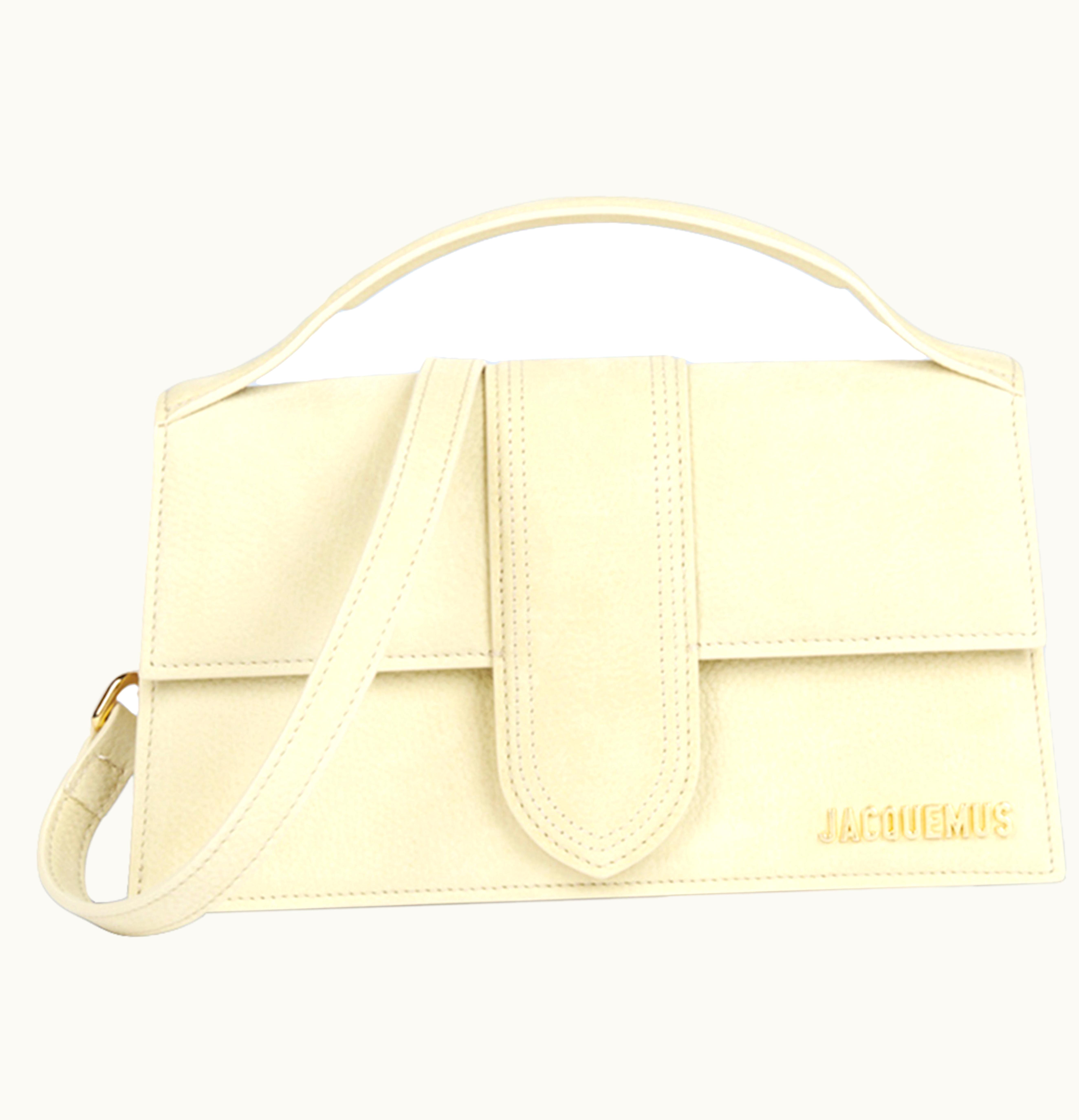 Jacquemus Jacquemus Le grand Bambino Crossbody Strap Handbag Light Yellow