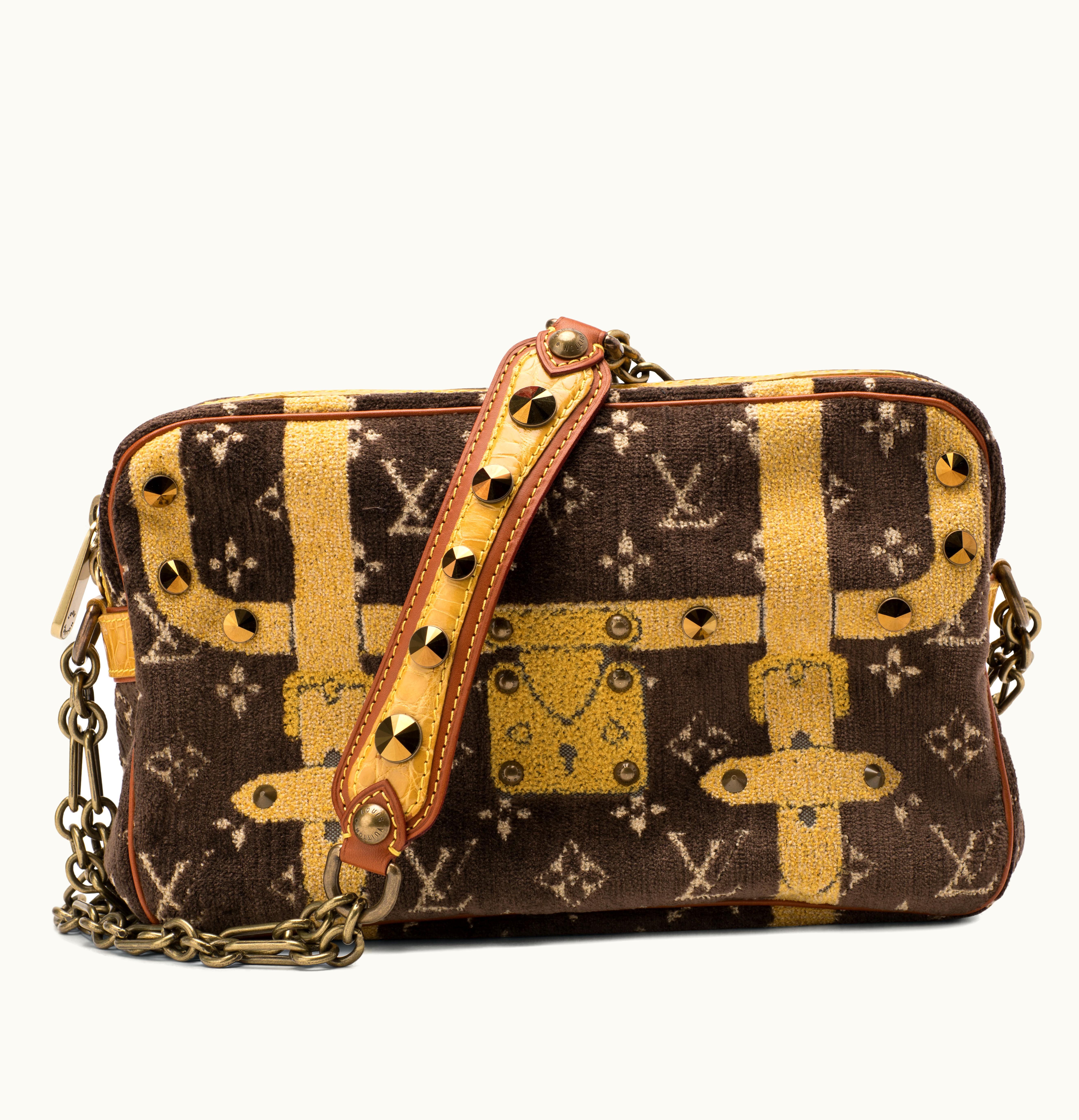 Louis Vuitton Louis Vuitton Pochette Trompe LOeil Trocadero Monogram Brown