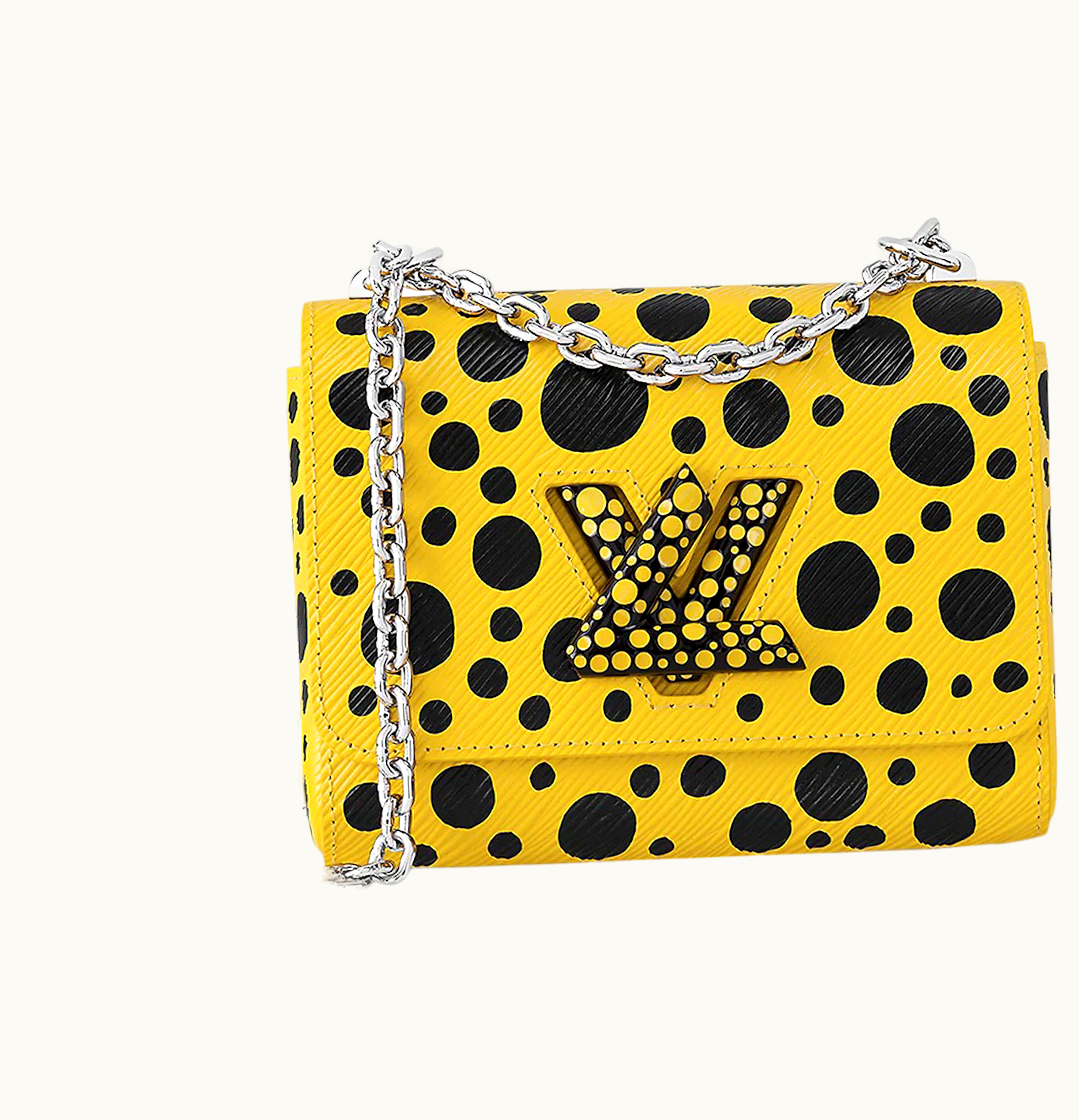 Louis Vuitton Louis Vuitton x Yayoi Kusama Twist PM Black Yellow