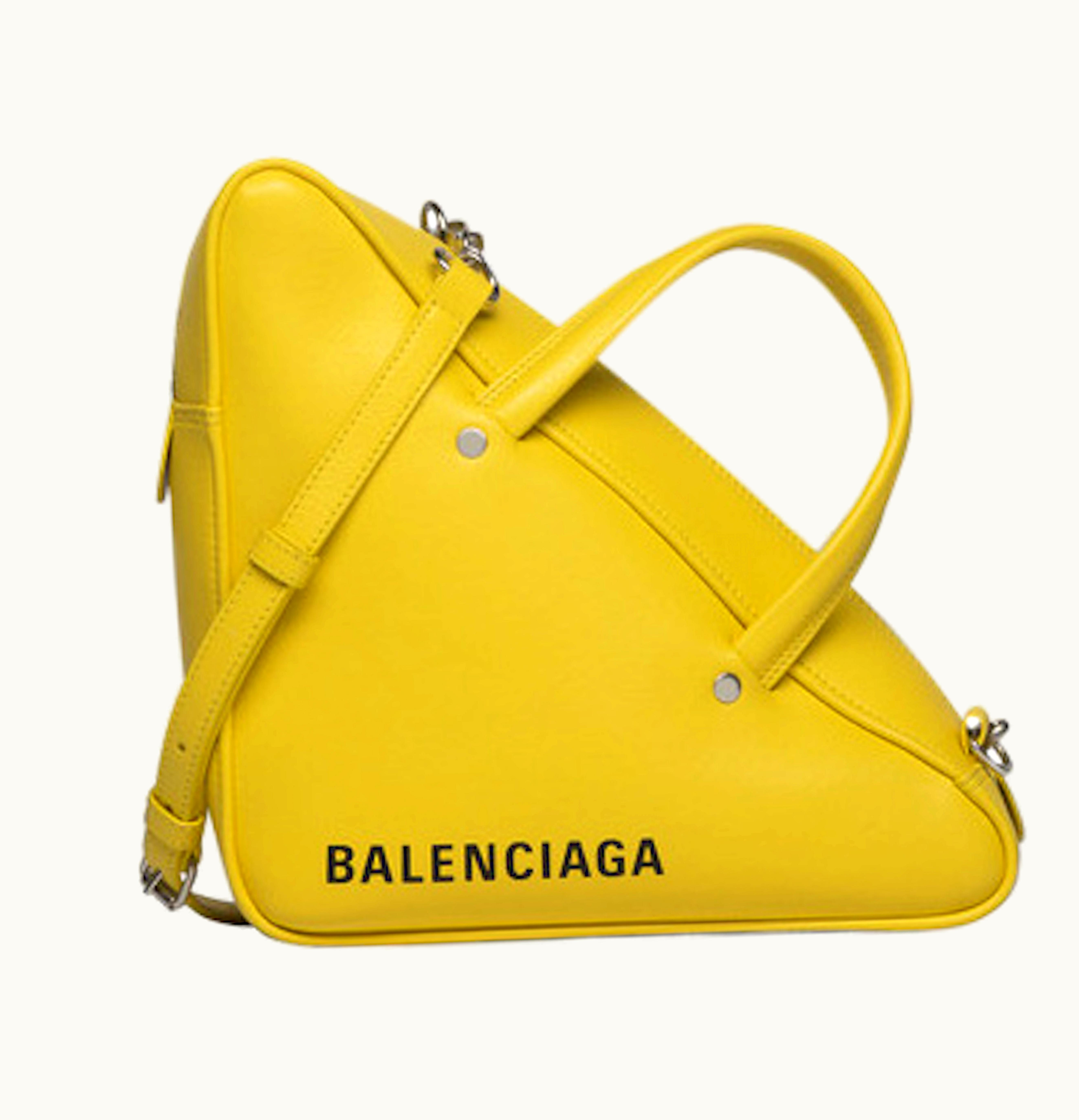 Balenciaga Balenciaga Triangle Duffle S Yellow
