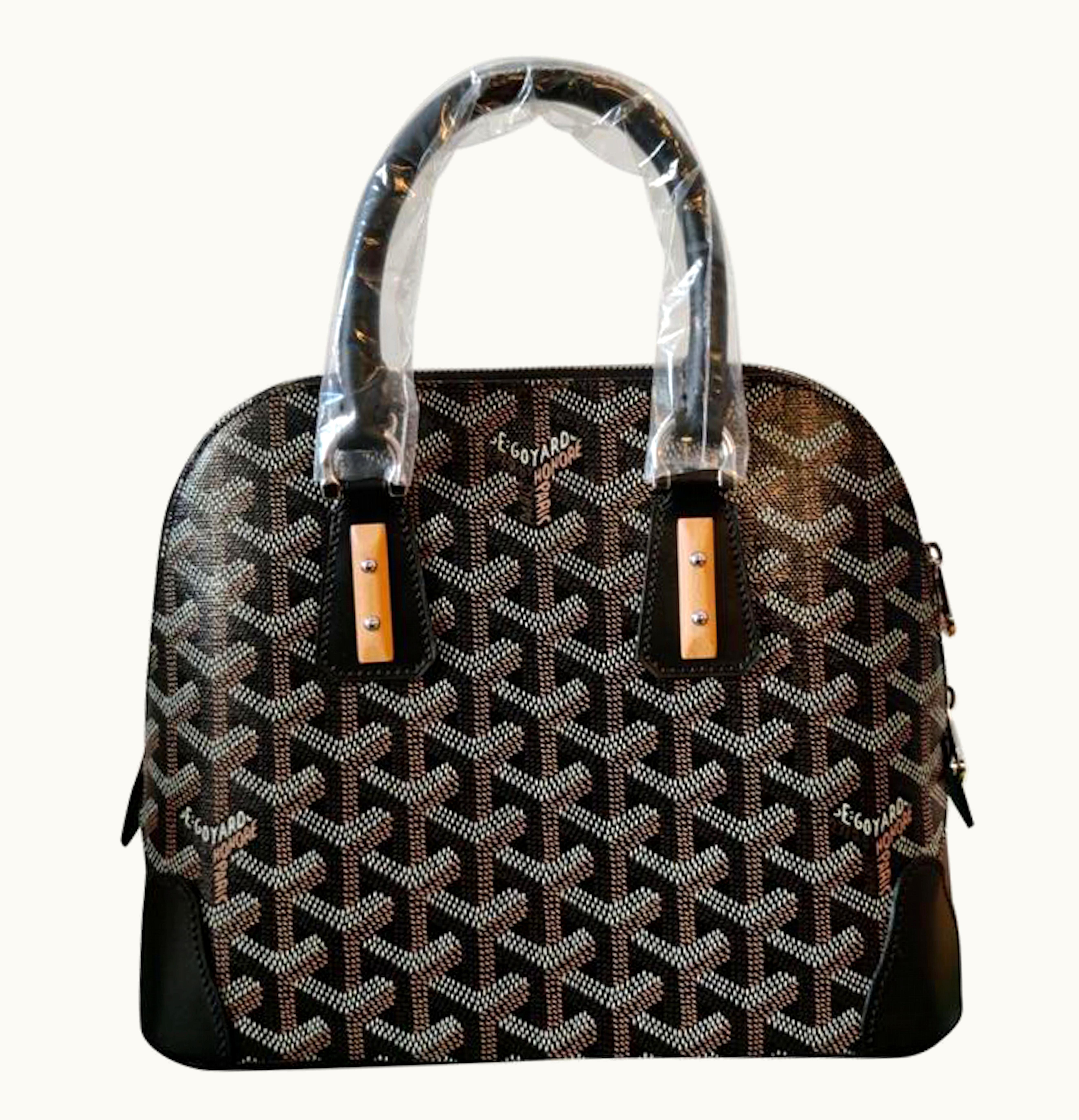 Goyard Goyard Vendome Shoulder Bag Mini Black Tan