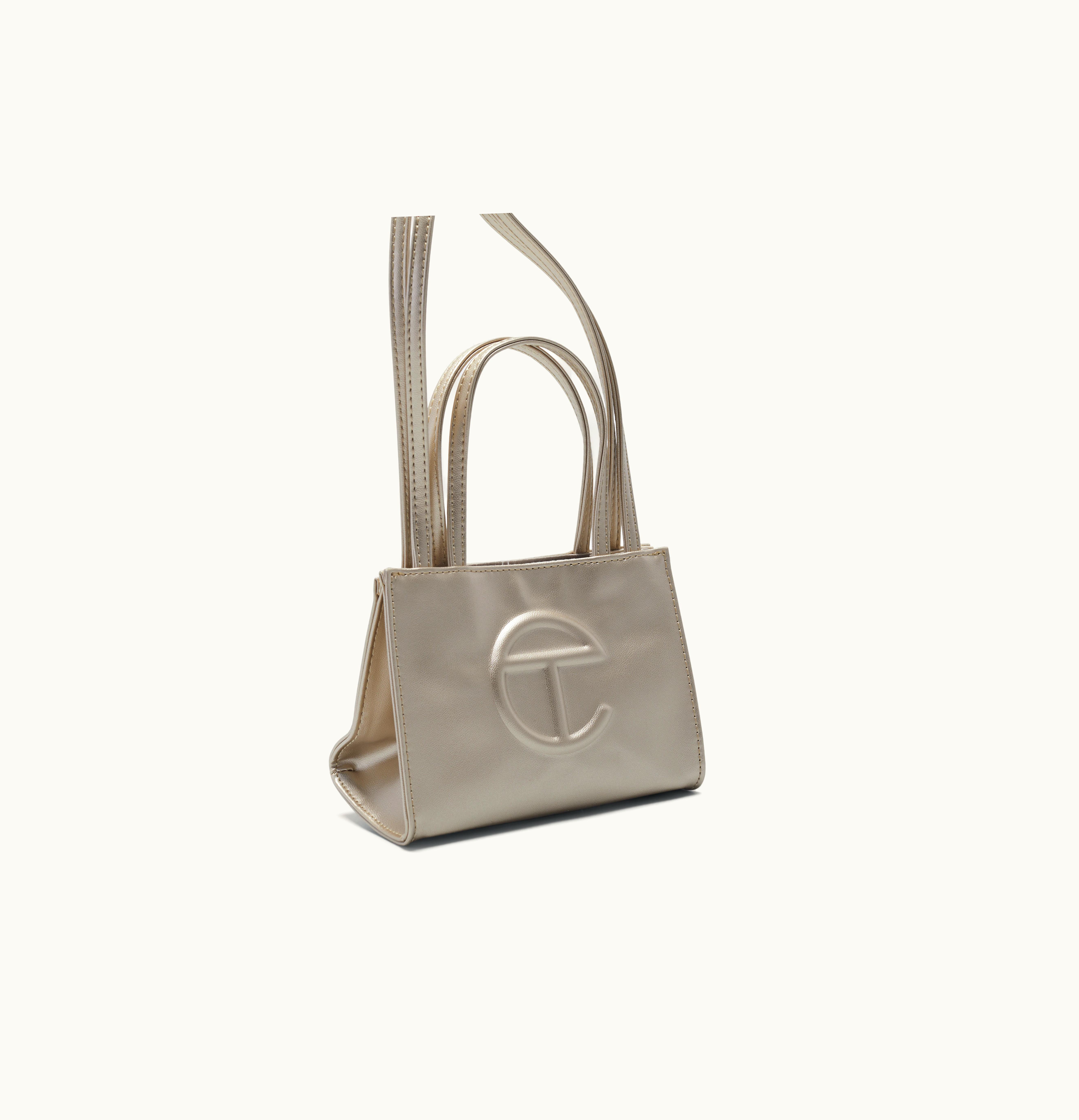 Telfar Telfar Shopping Bag Small Gold
