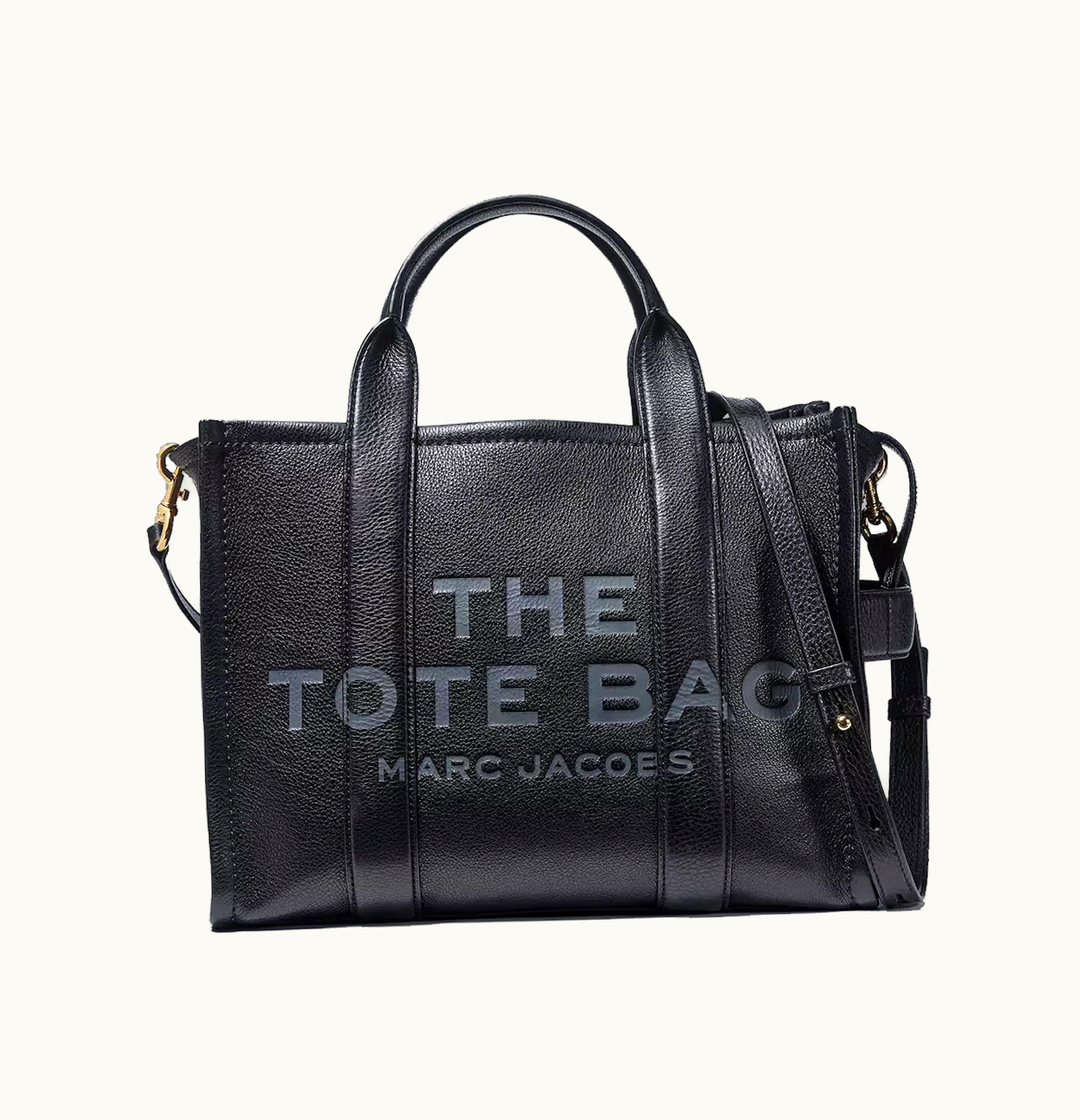 Marc Jacobs The Marc Jacobs The Leather Tote Bag Small Black